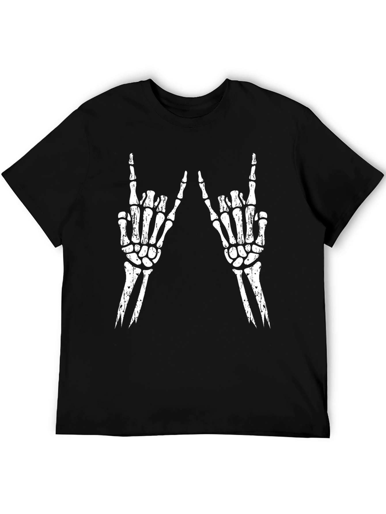 Rock On Skeleton Hand T-Shirt