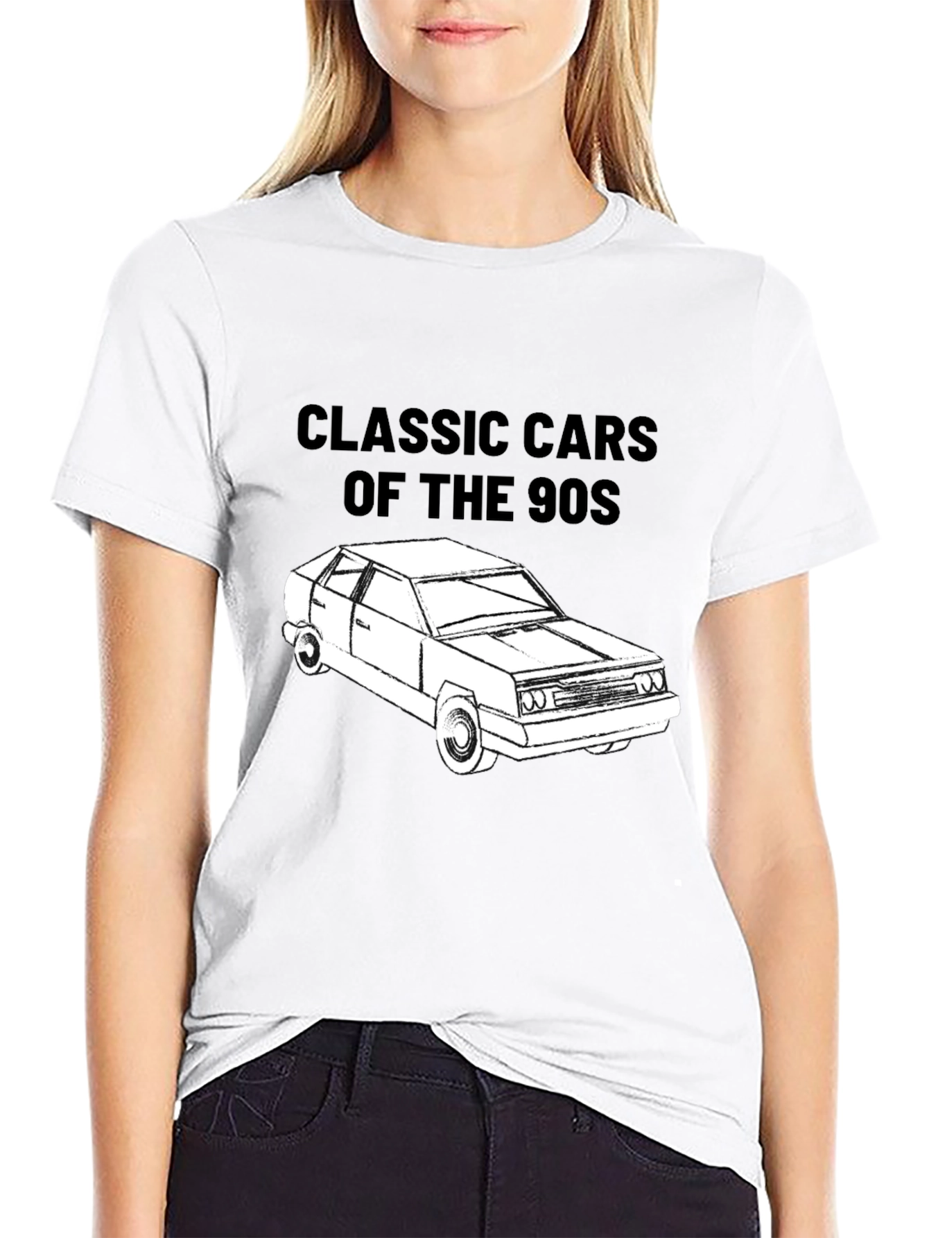 Classic Cars of the 90s T-Shirt - Black