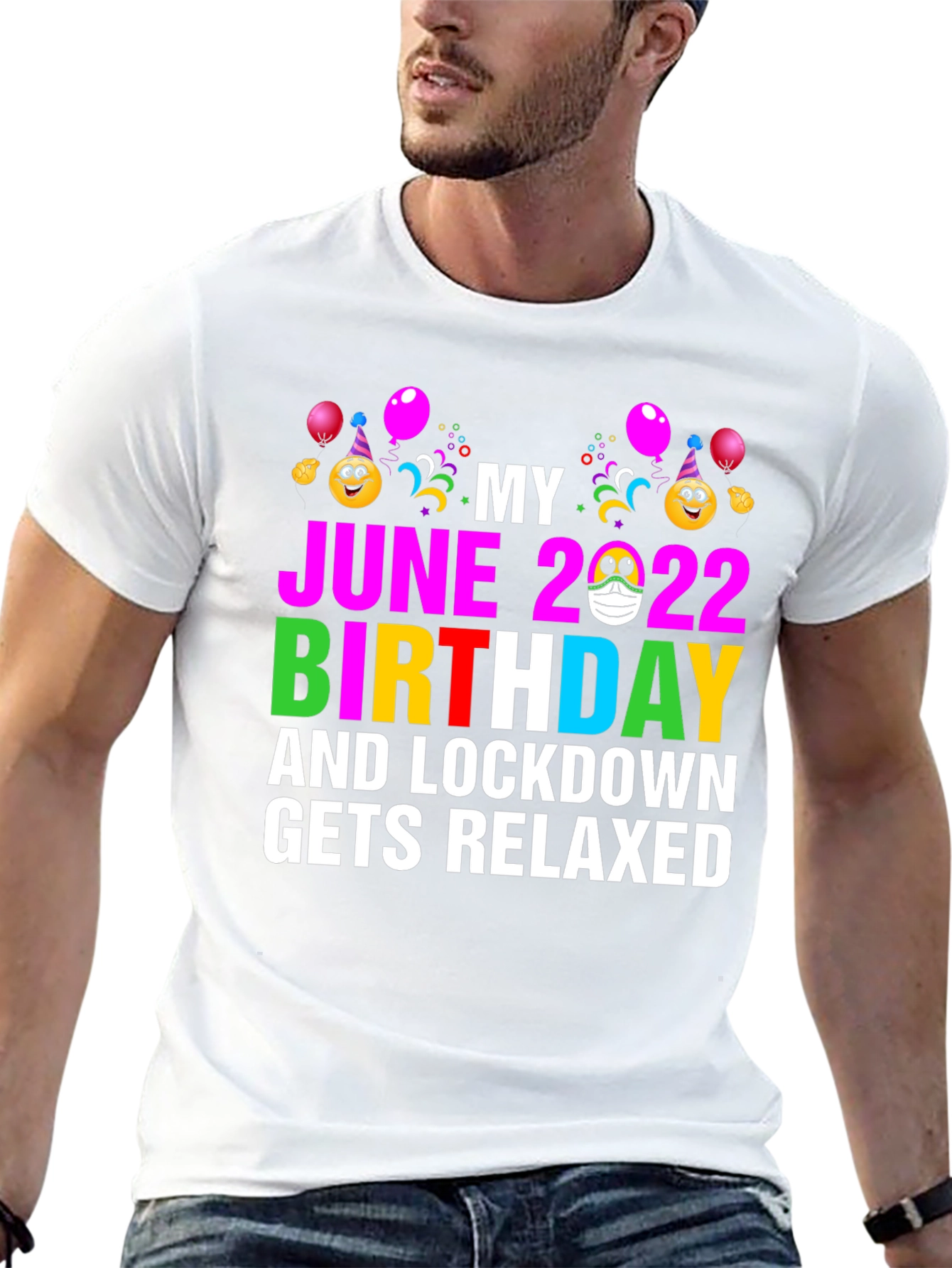 June 2022 Birthday Lockdown Relaxed T-Shirt