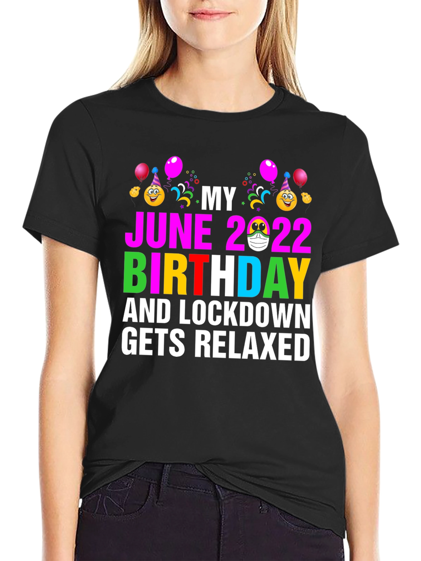 June 2022 Birthday Lockdown Relaxed T-Shirt