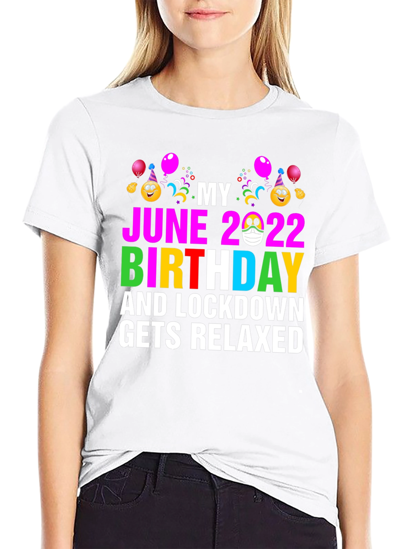 June 2022 Birthday Lockdown Relaxed T-Shirt