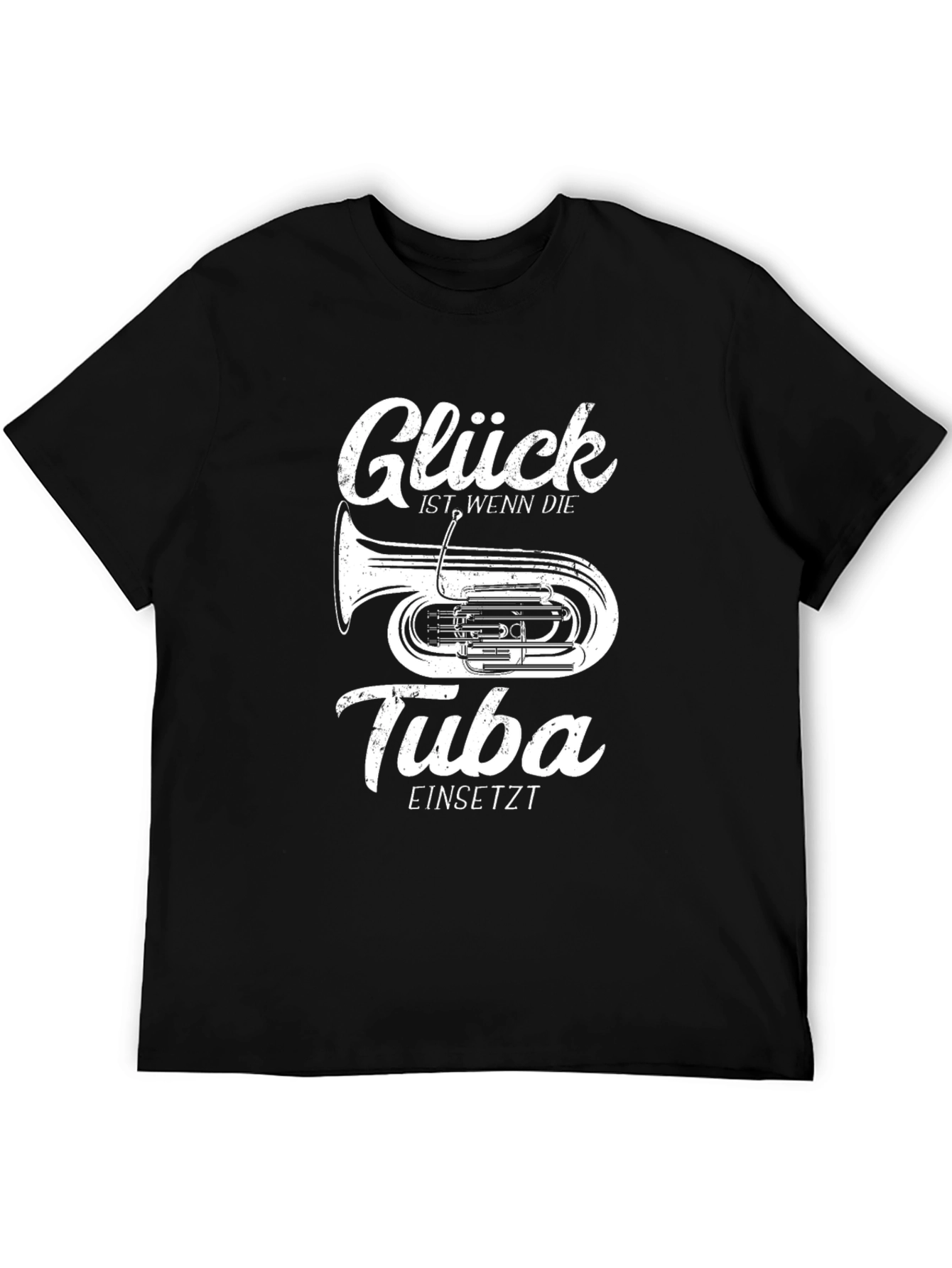 Glück Tuba T-Shirt - Musician Gift