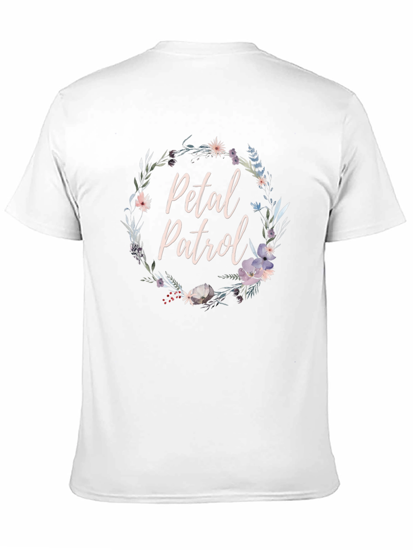 Petal Patrol Floral Graphic Tee - Unisex