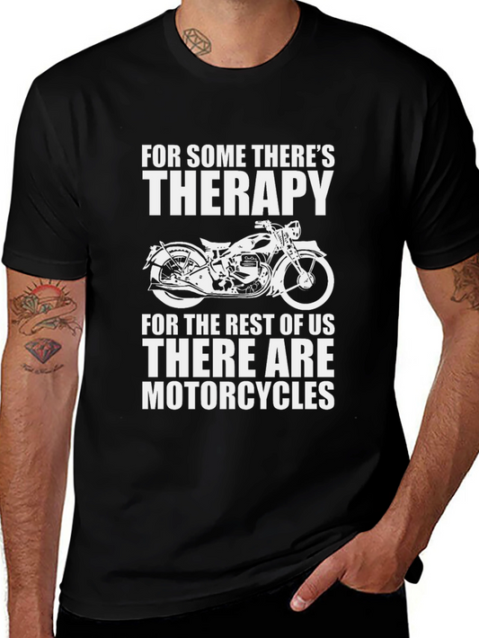 Motorcycle Therapy T-Shirt - Biker Gift