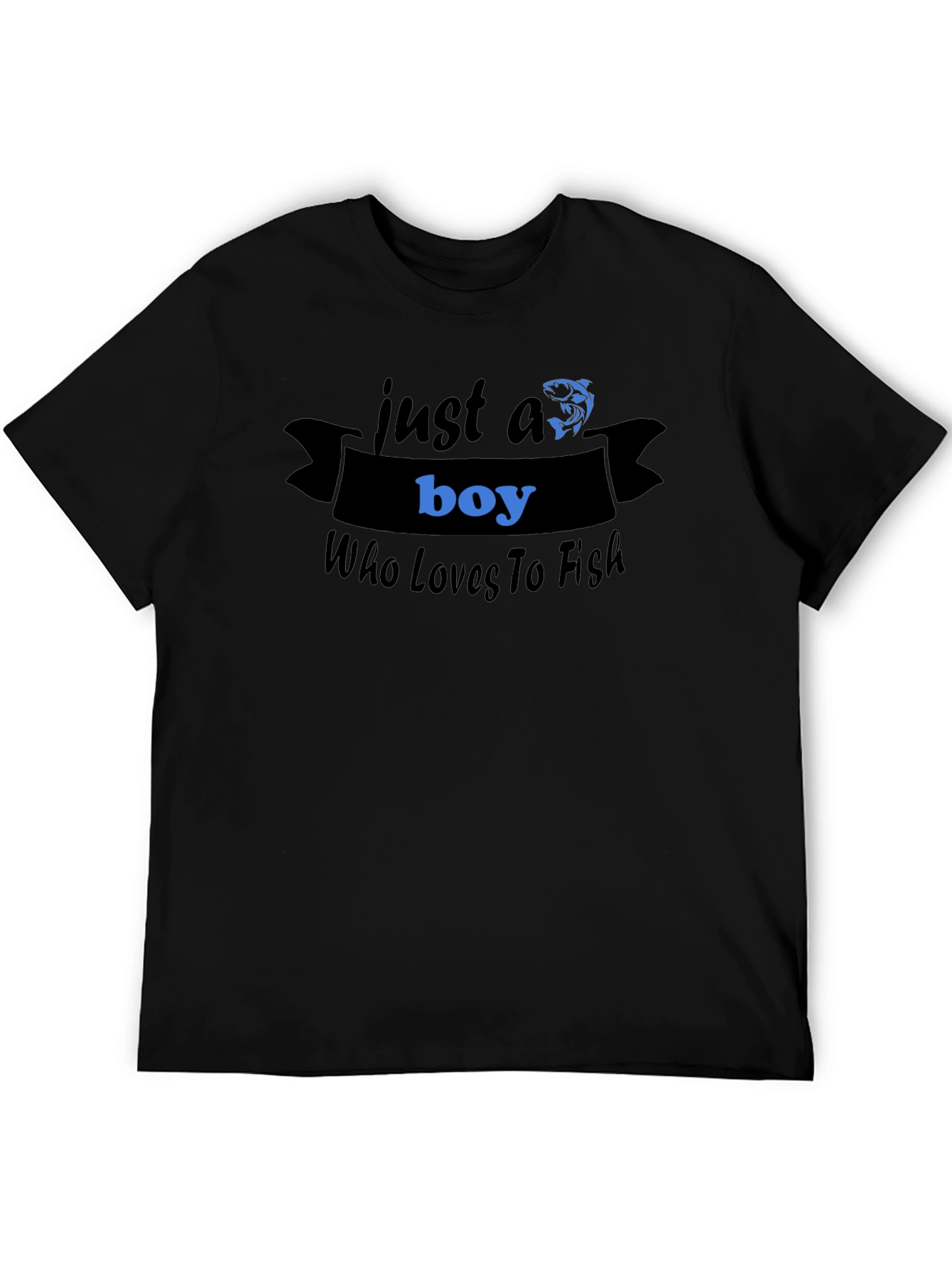 Boy Who Loves to Fish T-Shirt