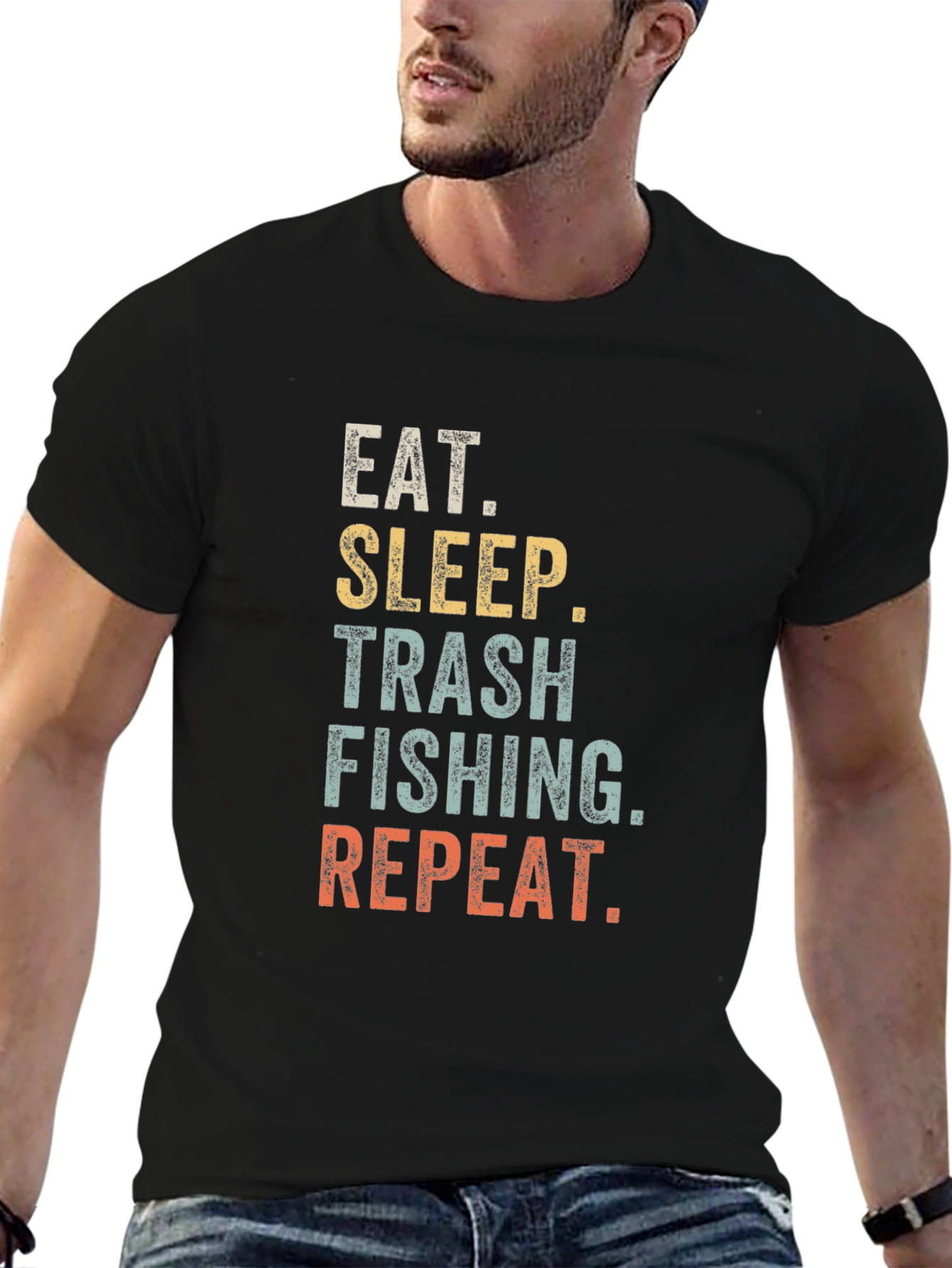 Eat Sleep Trash Fishing Repeat T-Shirt