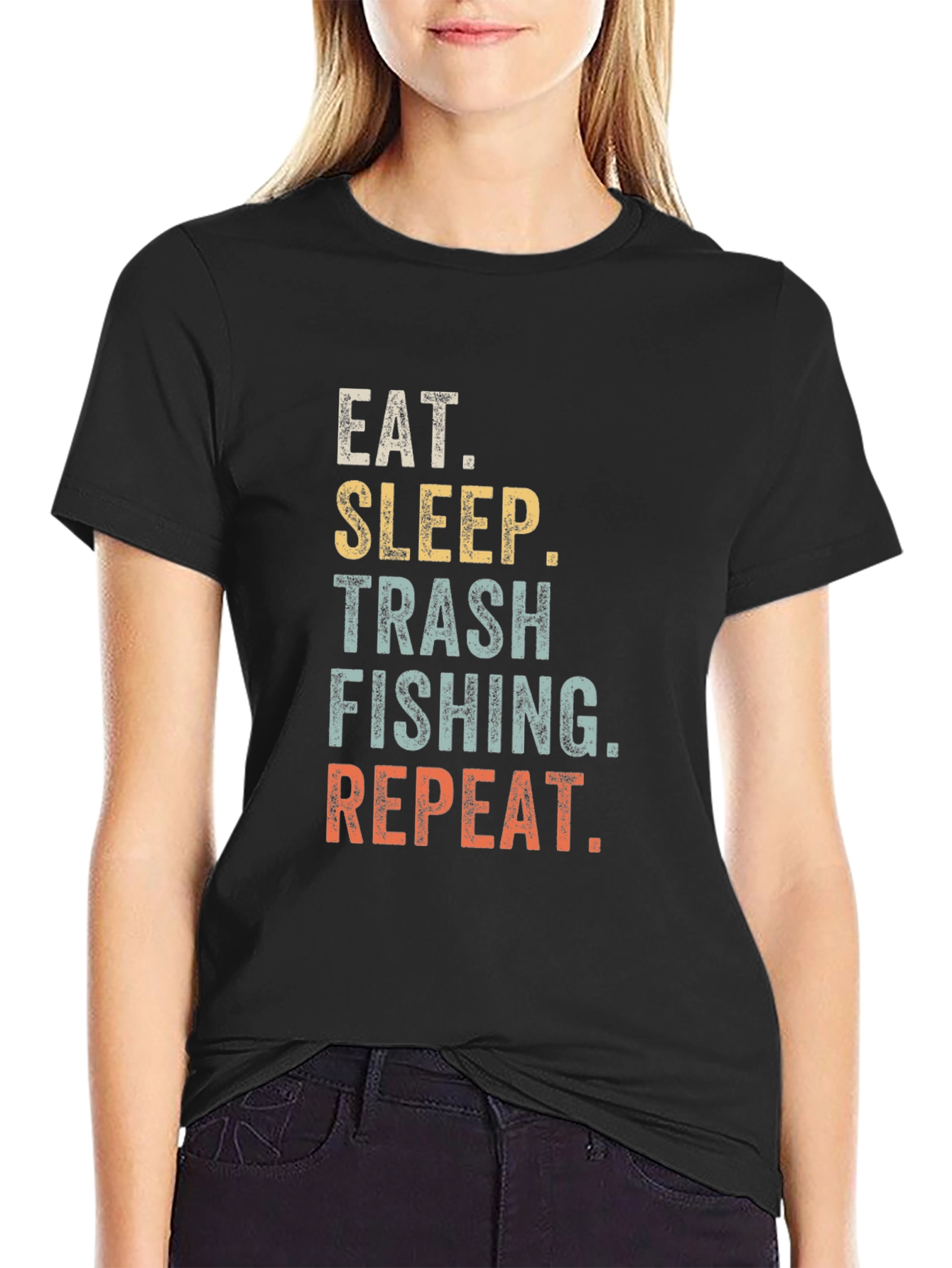 Eat Sleep Trash Fishing Repeat T-Shirt