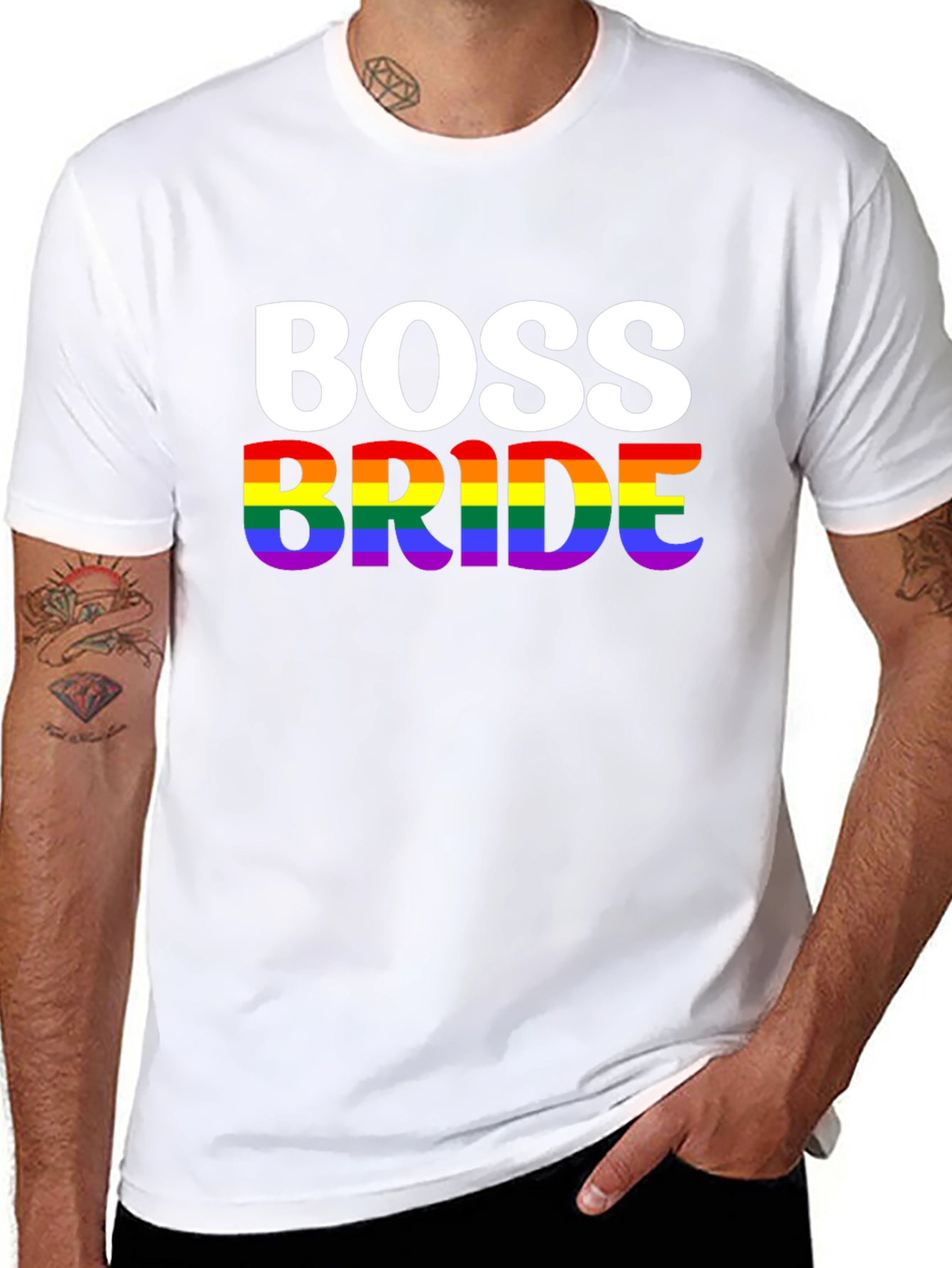 Boss Bride LGBTQ Pride T-Shirt