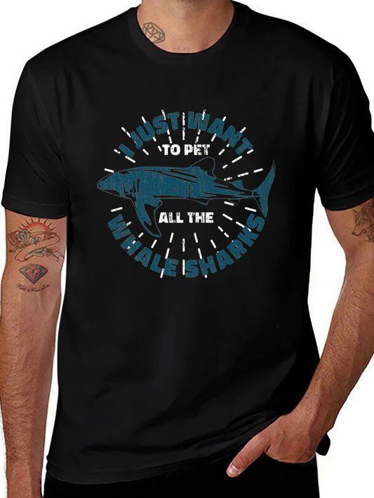 Whale Shark Graphic T-Shirt - Pet All the Whale Sharks