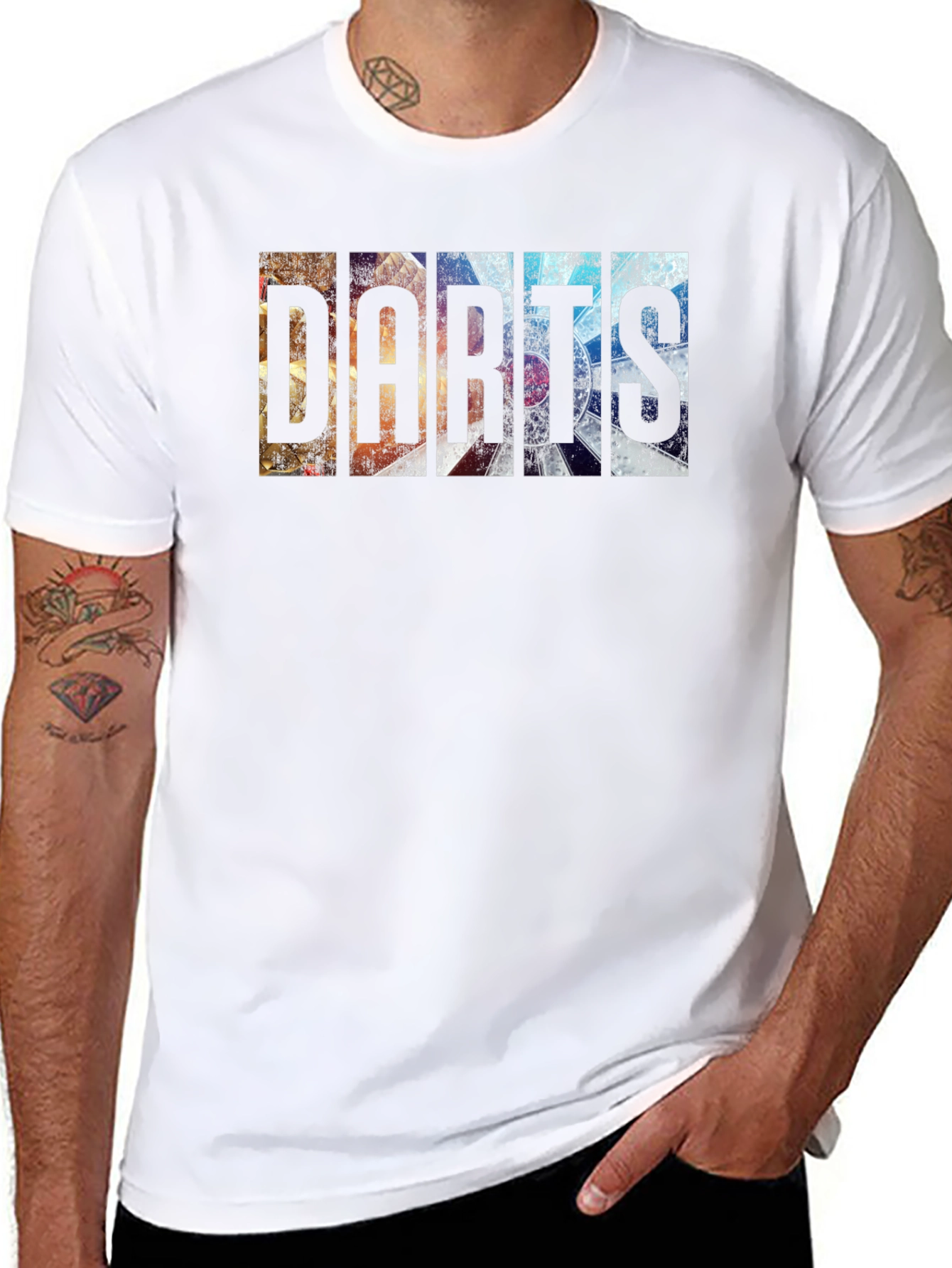 Darts Graphic Tee - Stylish & Unique Design