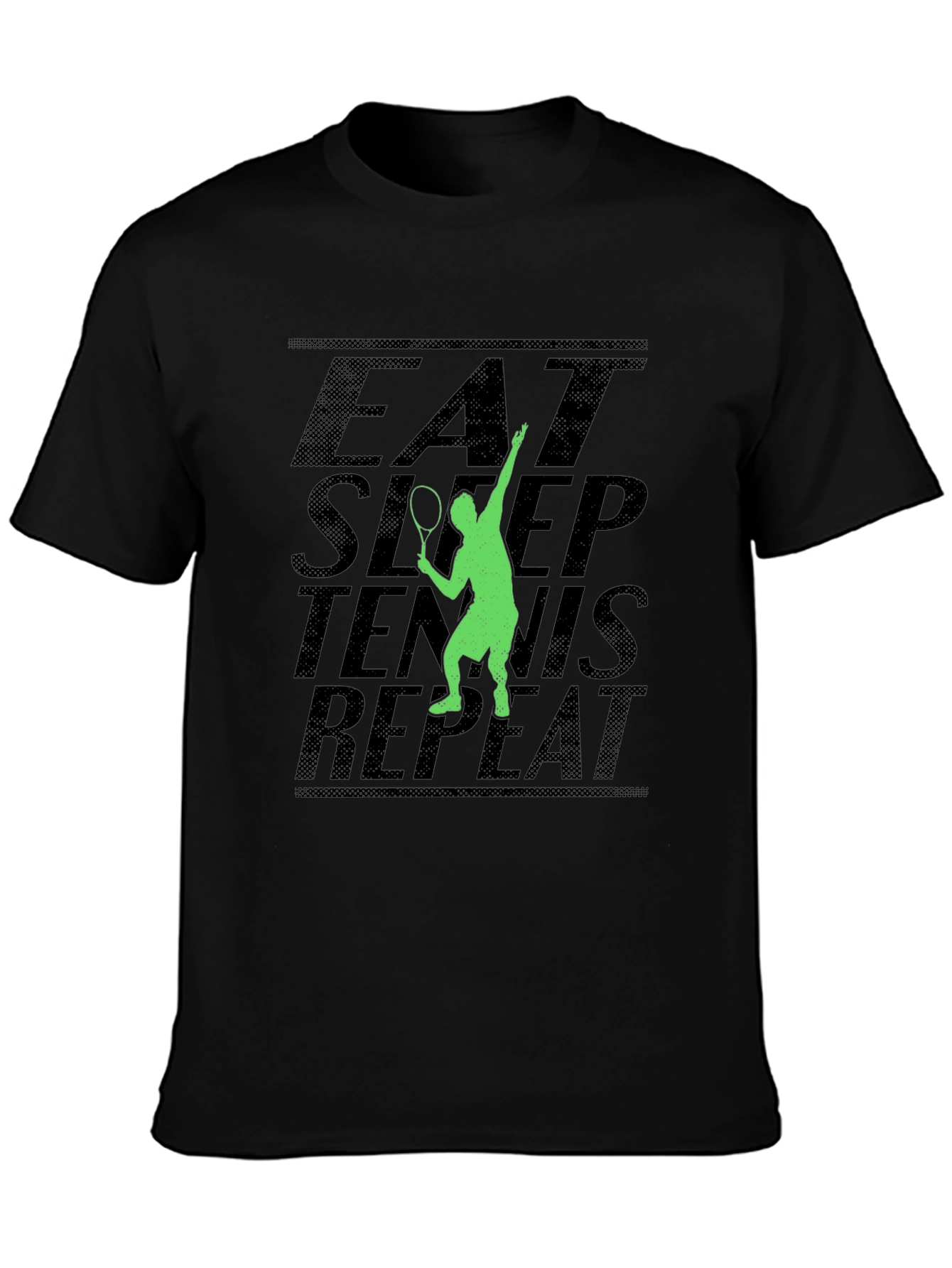 Eat Sleep Tennis Repeat Graphic Tee