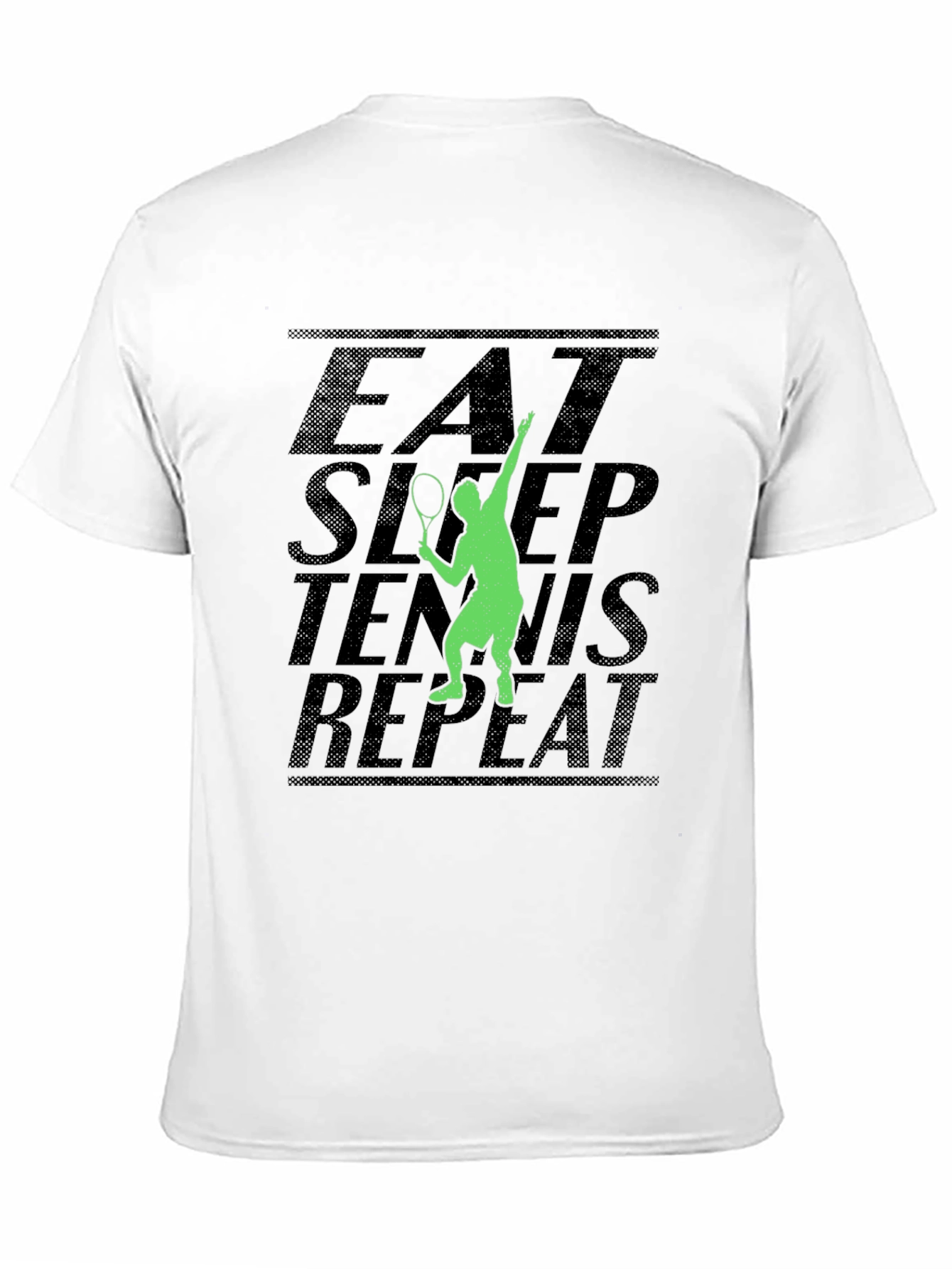 Eat Sleep Tennis Repeat Graphic Tee