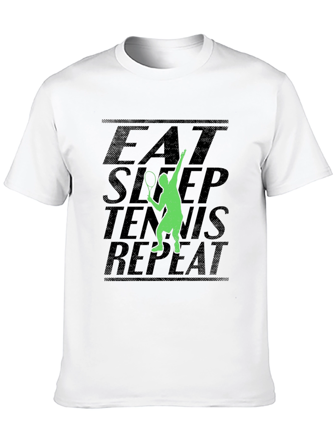 Eat Sleep Tennis Repeat Graphic Tee