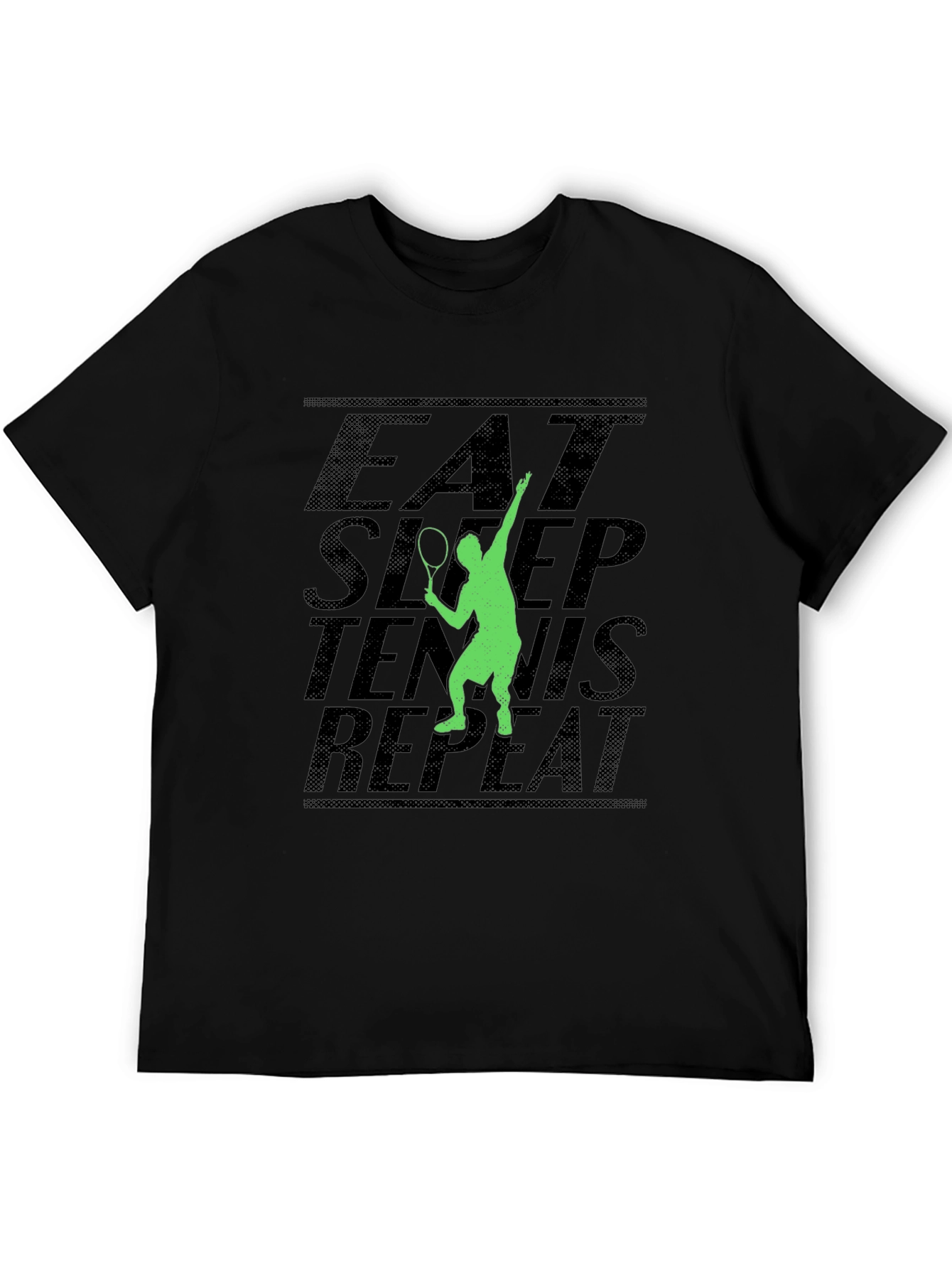 Eat Sleep Tennis Repeat Graphic Tee
