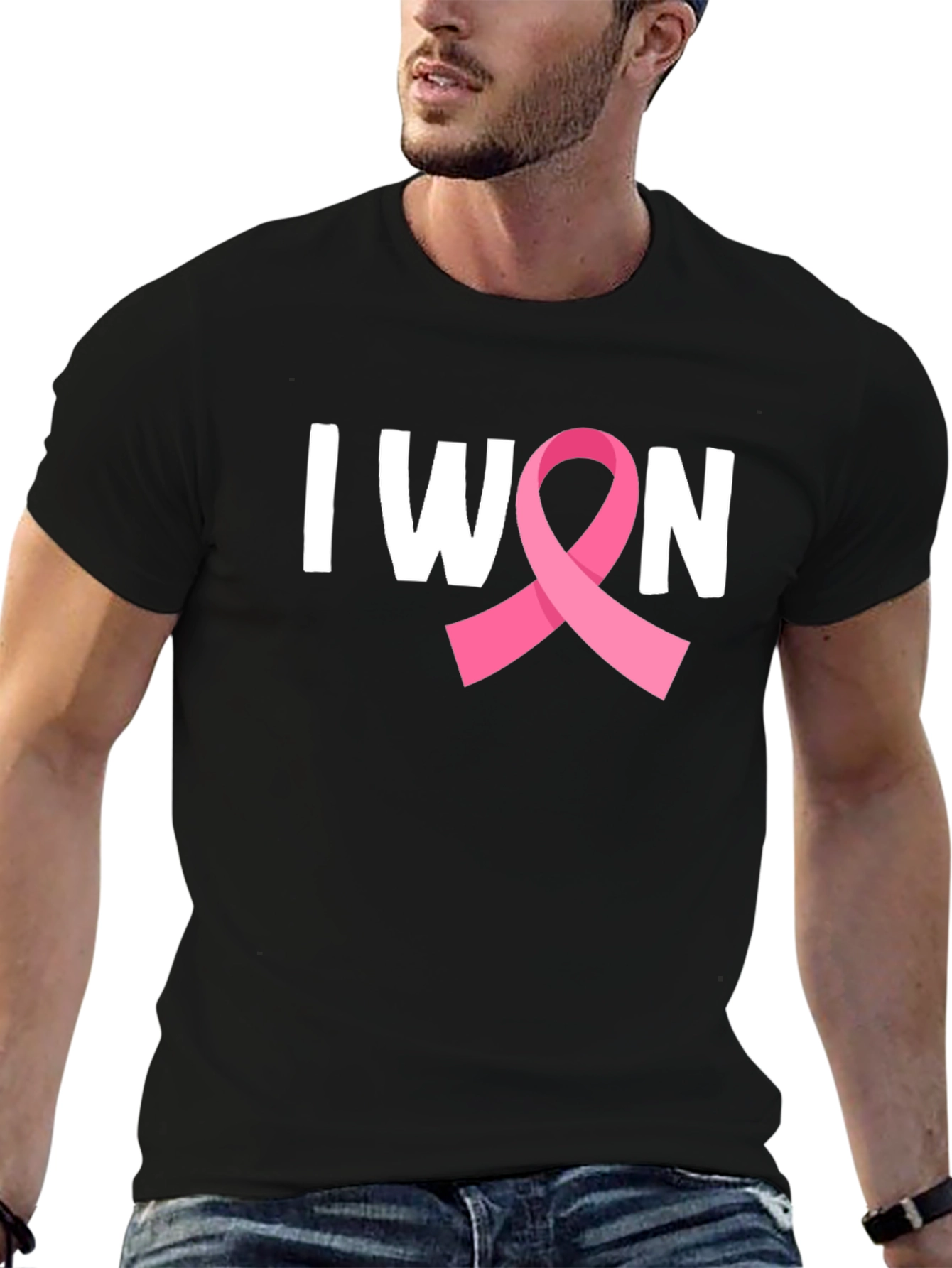 I Won Breast Cancer Awareness Ribbon T-Shirt