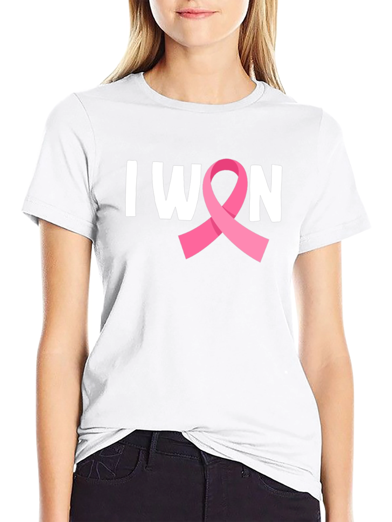 I Won Breast Cancer Awareness Ribbon T-Shirt