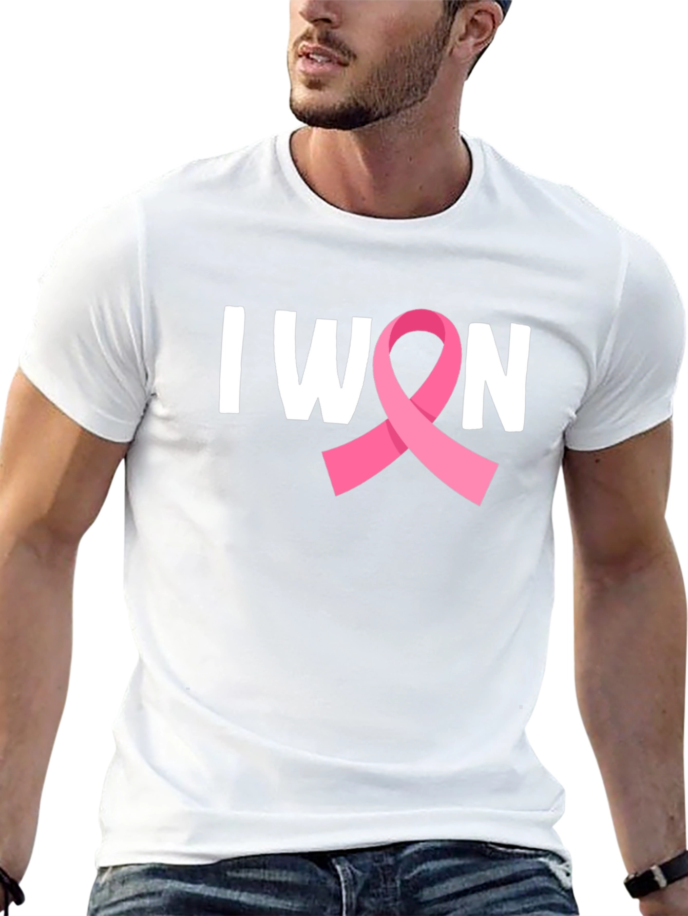 I Won Breast Cancer Awareness Ribbon T-Shirt