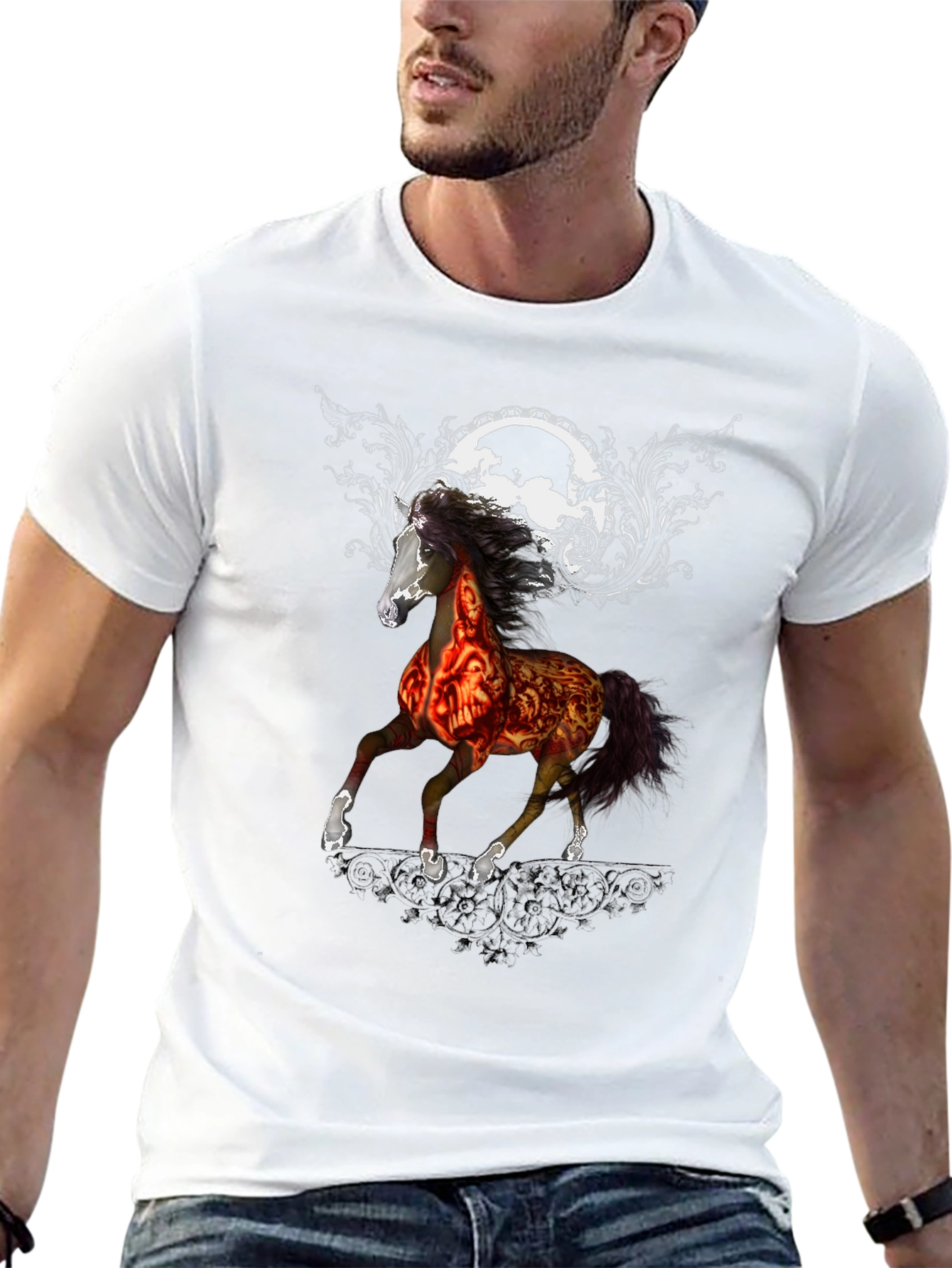 Horse Graphic Tee - Stylish Unisex Shirt