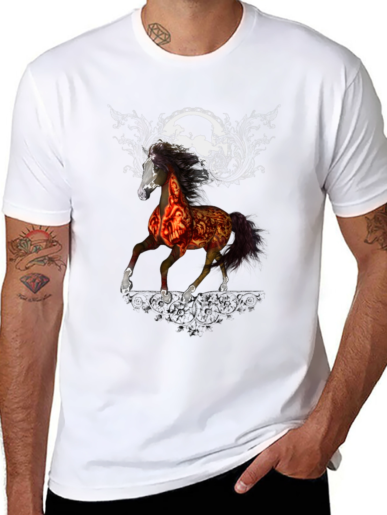 Horse Graphic Tee - Stylish Unisex Shirt