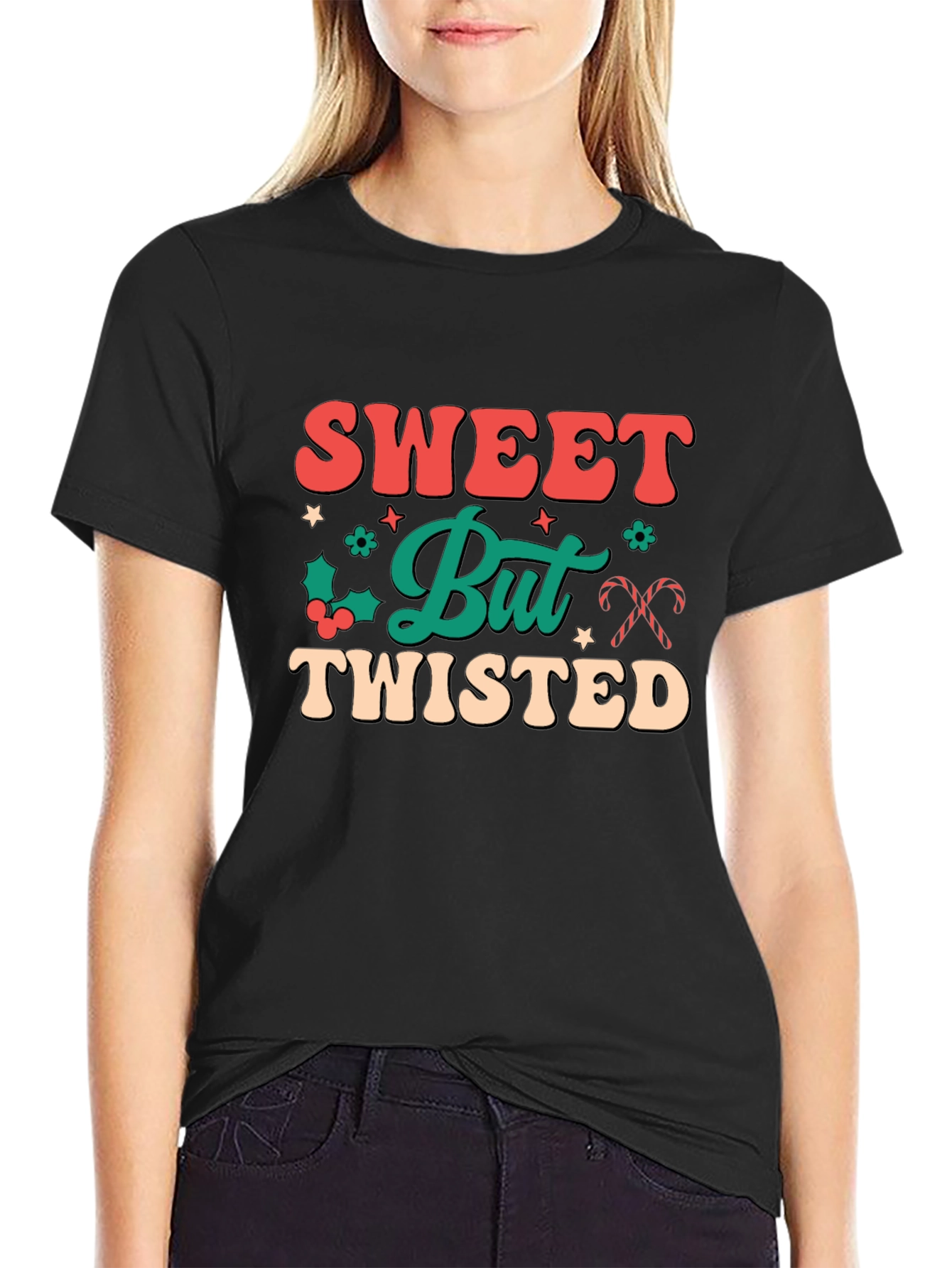 Sweet But Twisted Christmas Graphic Tee