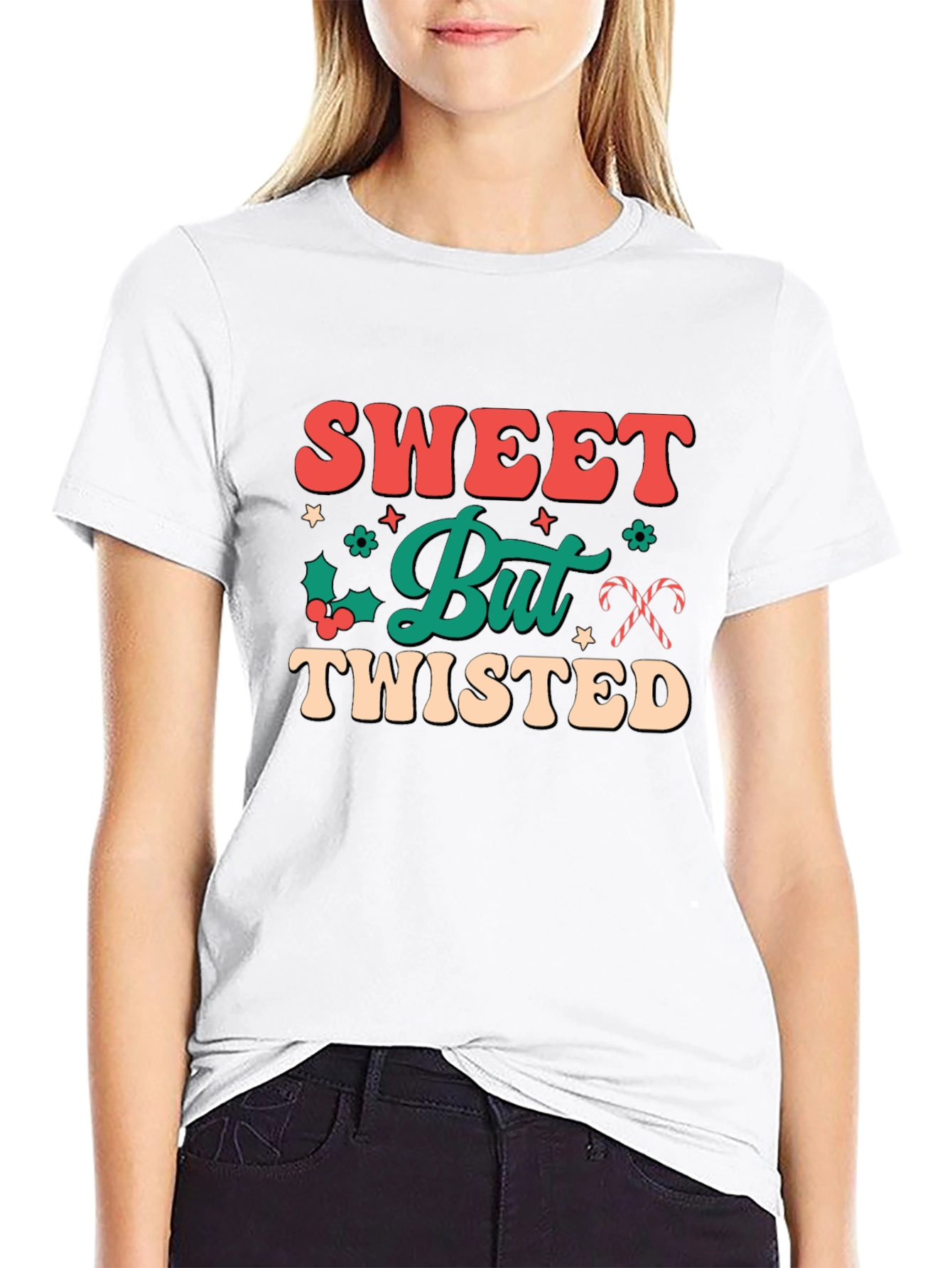 Sweet But Twisted Christmas Graphic Tee