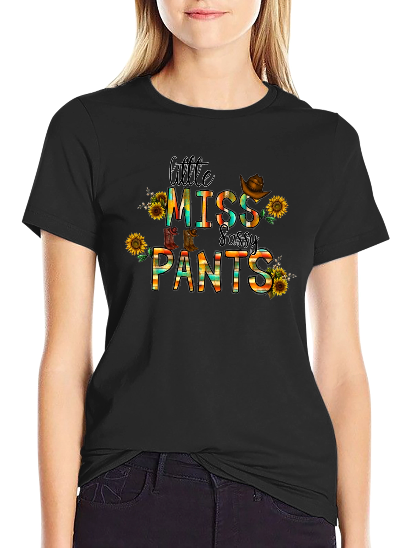 Little Miss Sassy Pants Graphic T-Shirt