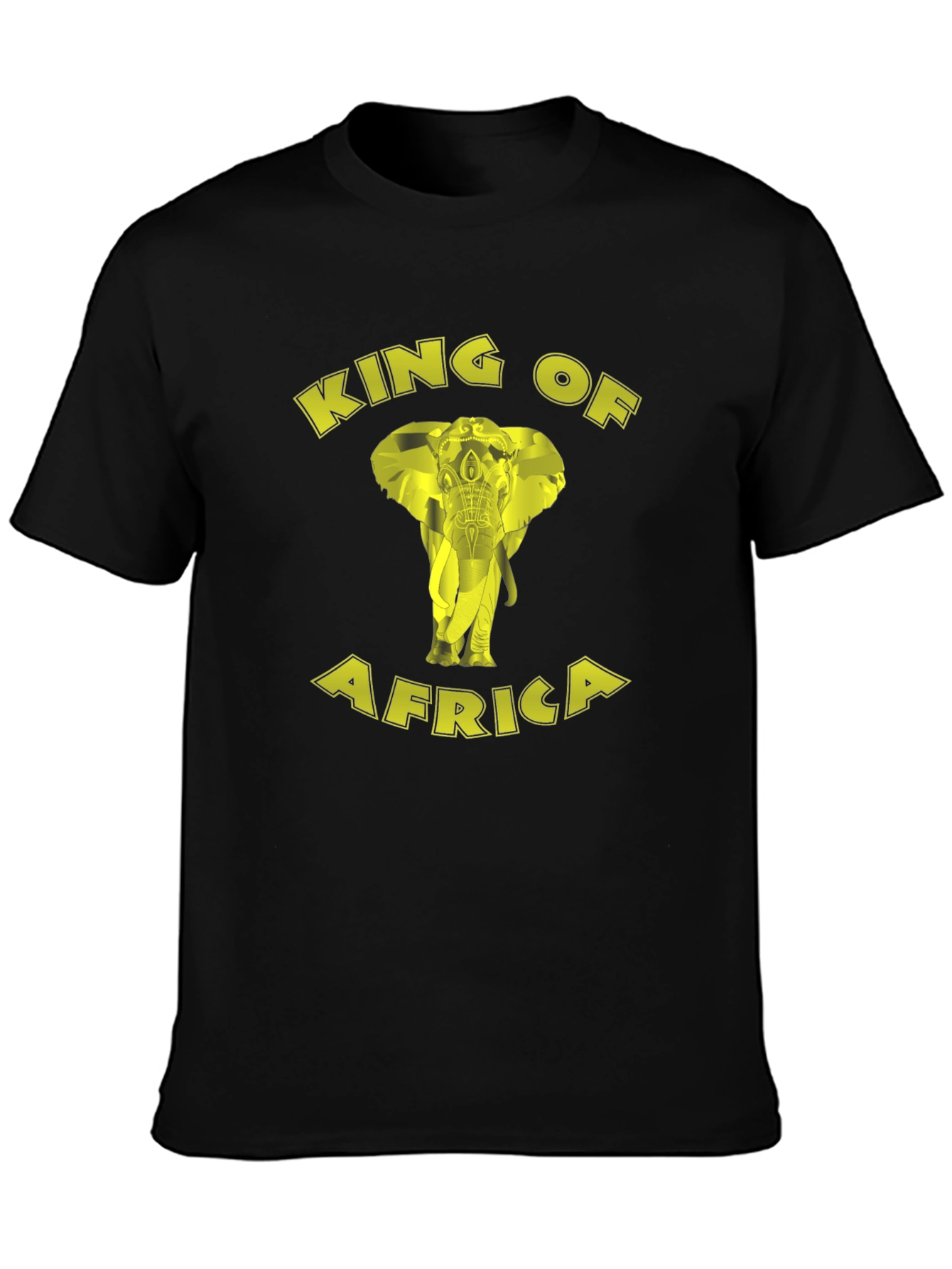 King of Africa Elephant Graphic T-Shirt