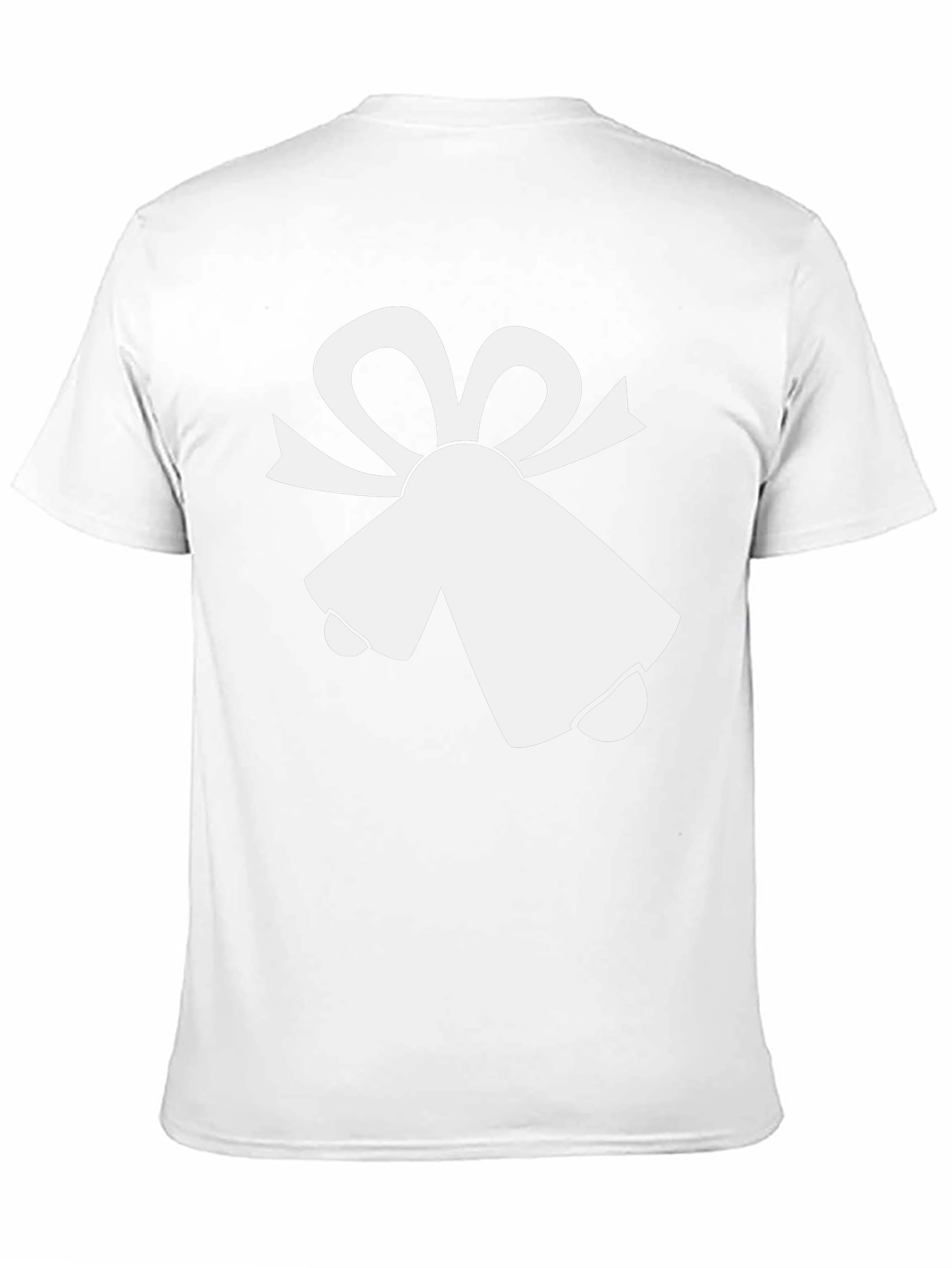 Festive Bells Graphic Tee - Black Cotton Blend