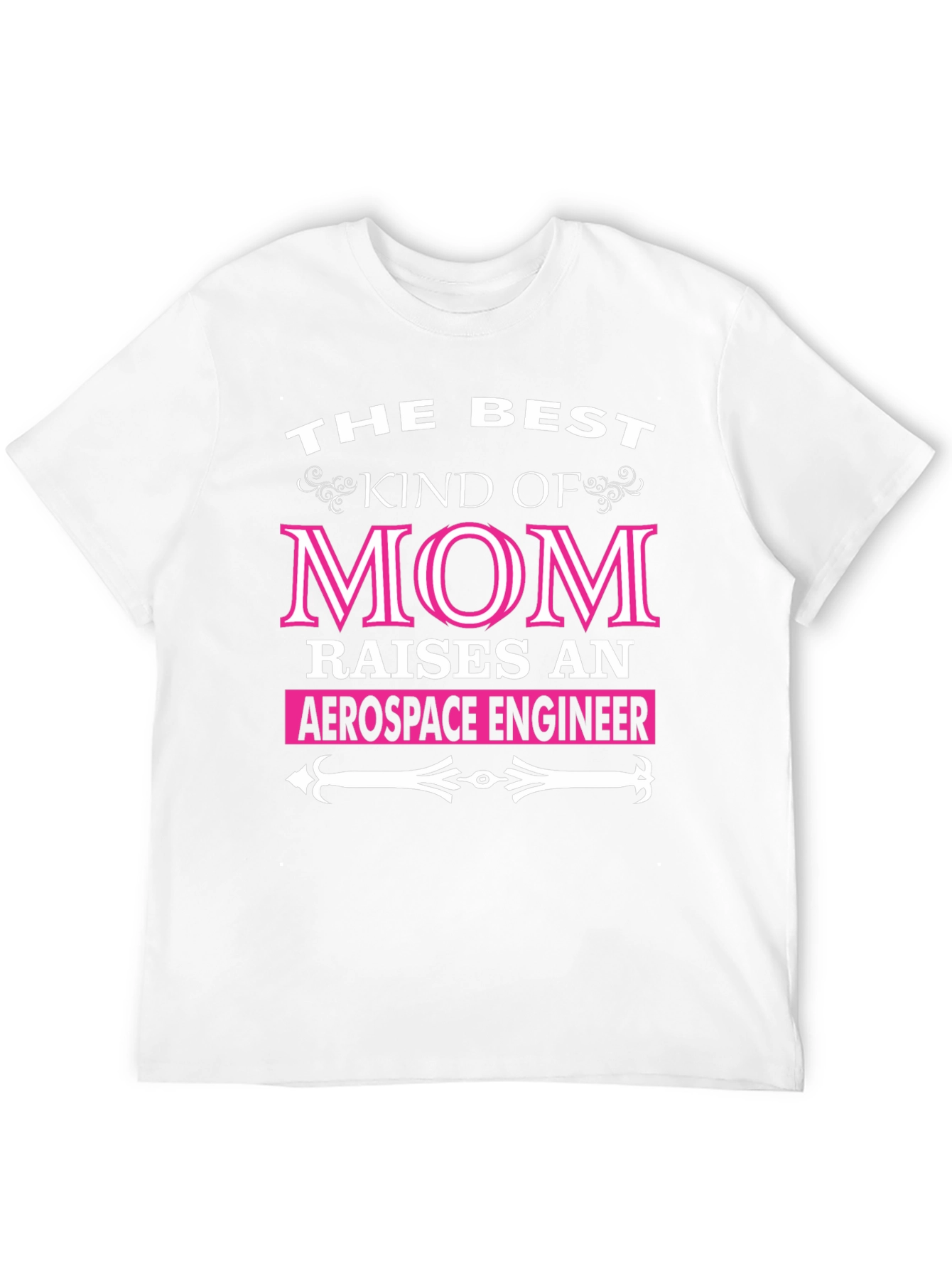 Best Mom Aerospace Engineer Black T-Shirt