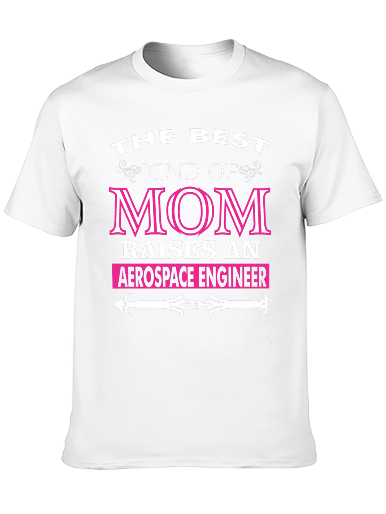 Best Mom Aerospace Engineer Black T-Shirt