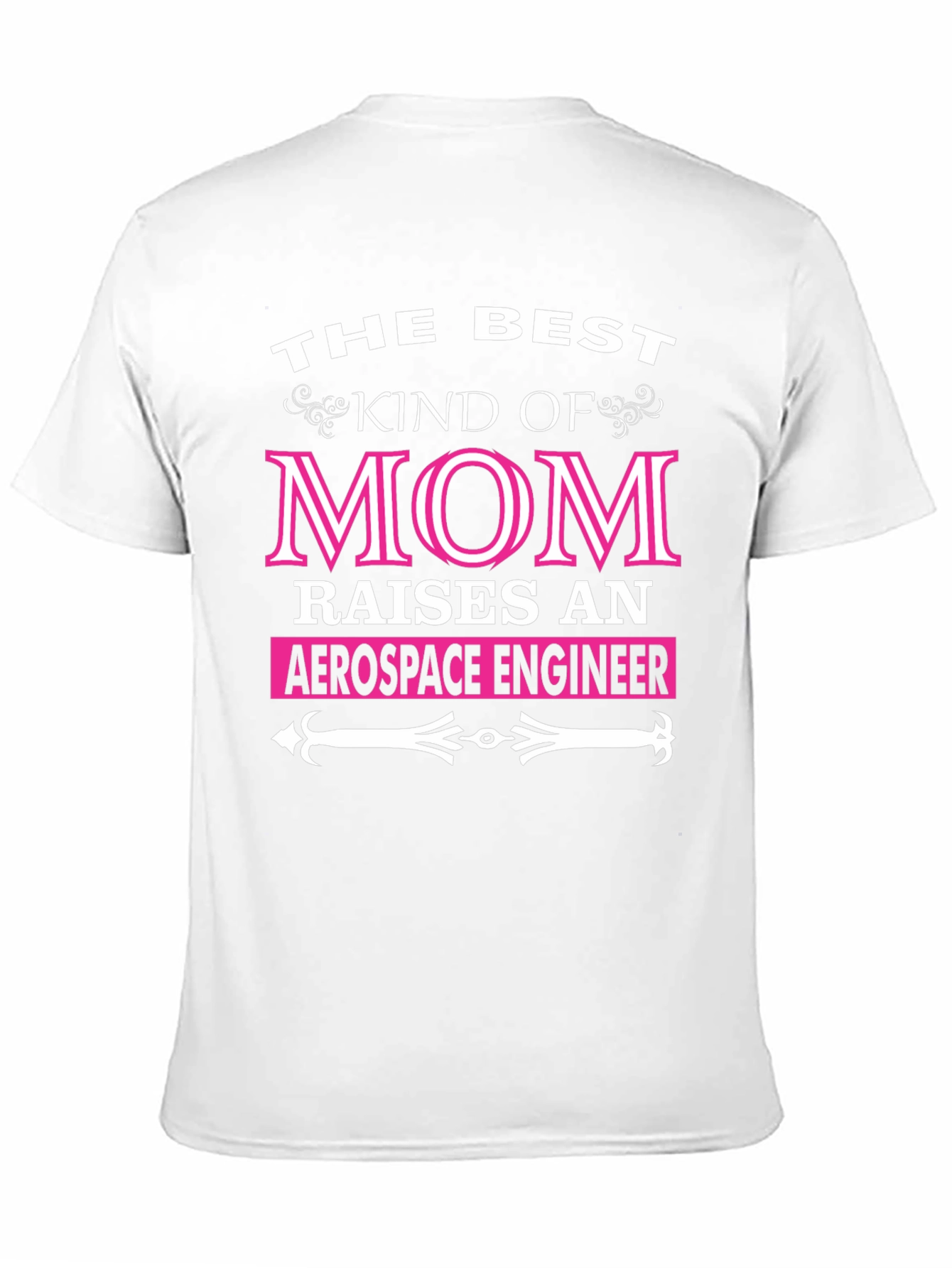 Best Mom Aerospace Engineer Black T-Shirt