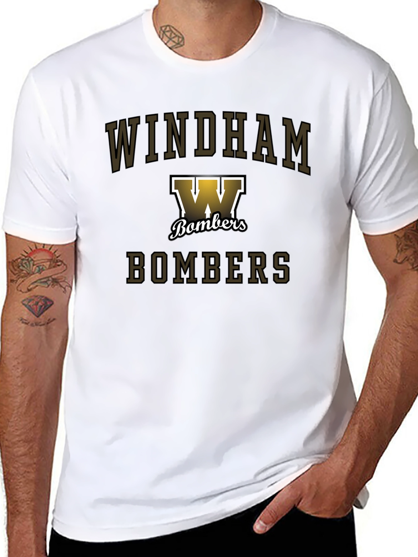 Windham Bombers T-Shirt Classic Team Tee