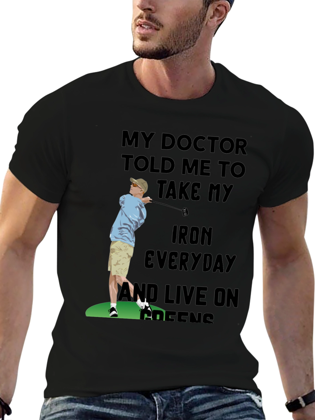 Golf Lover T-Shirt: Take My Iron Everyday