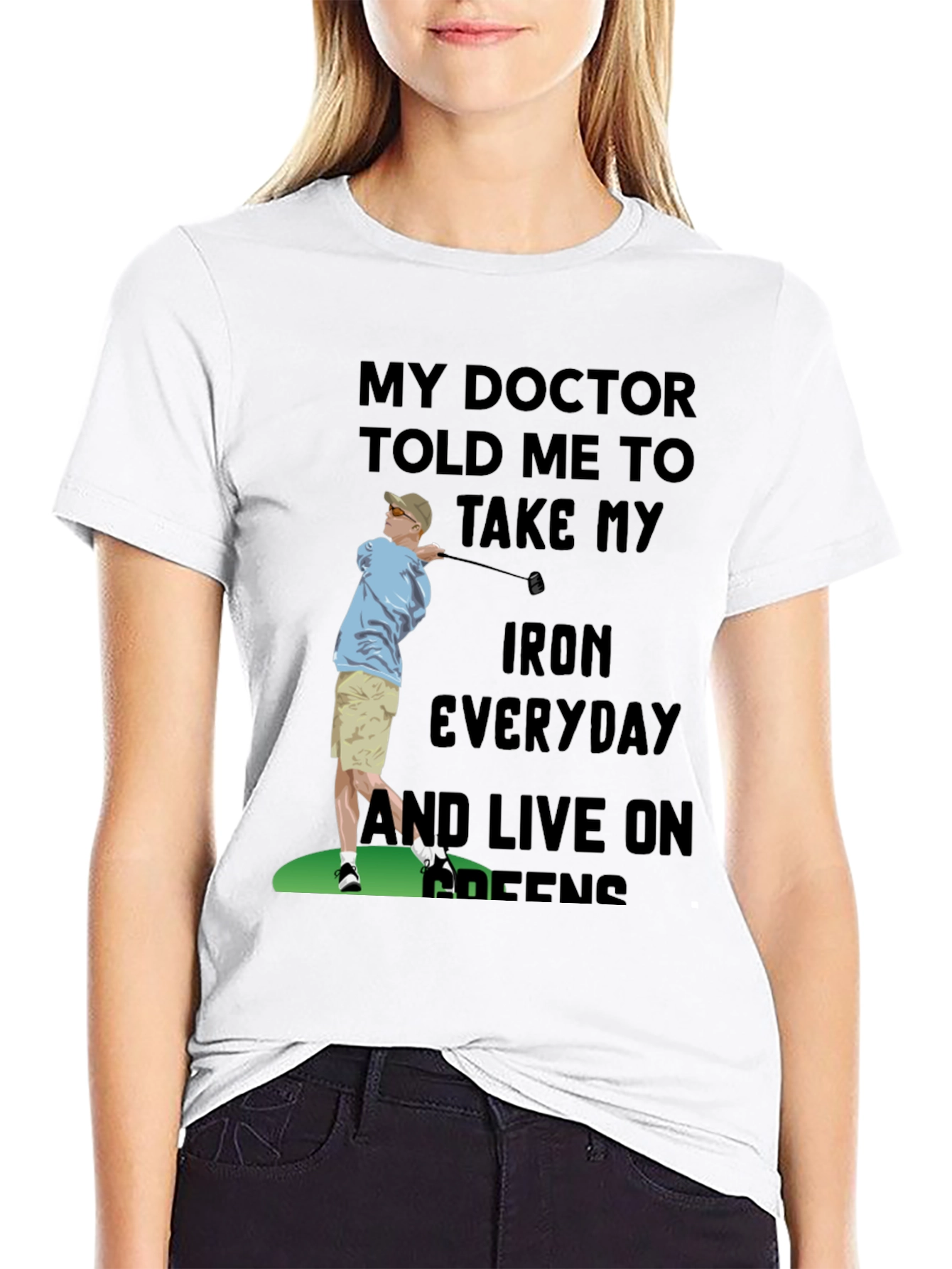 Golf Lover T-Shirt: Take My Iron Everyday