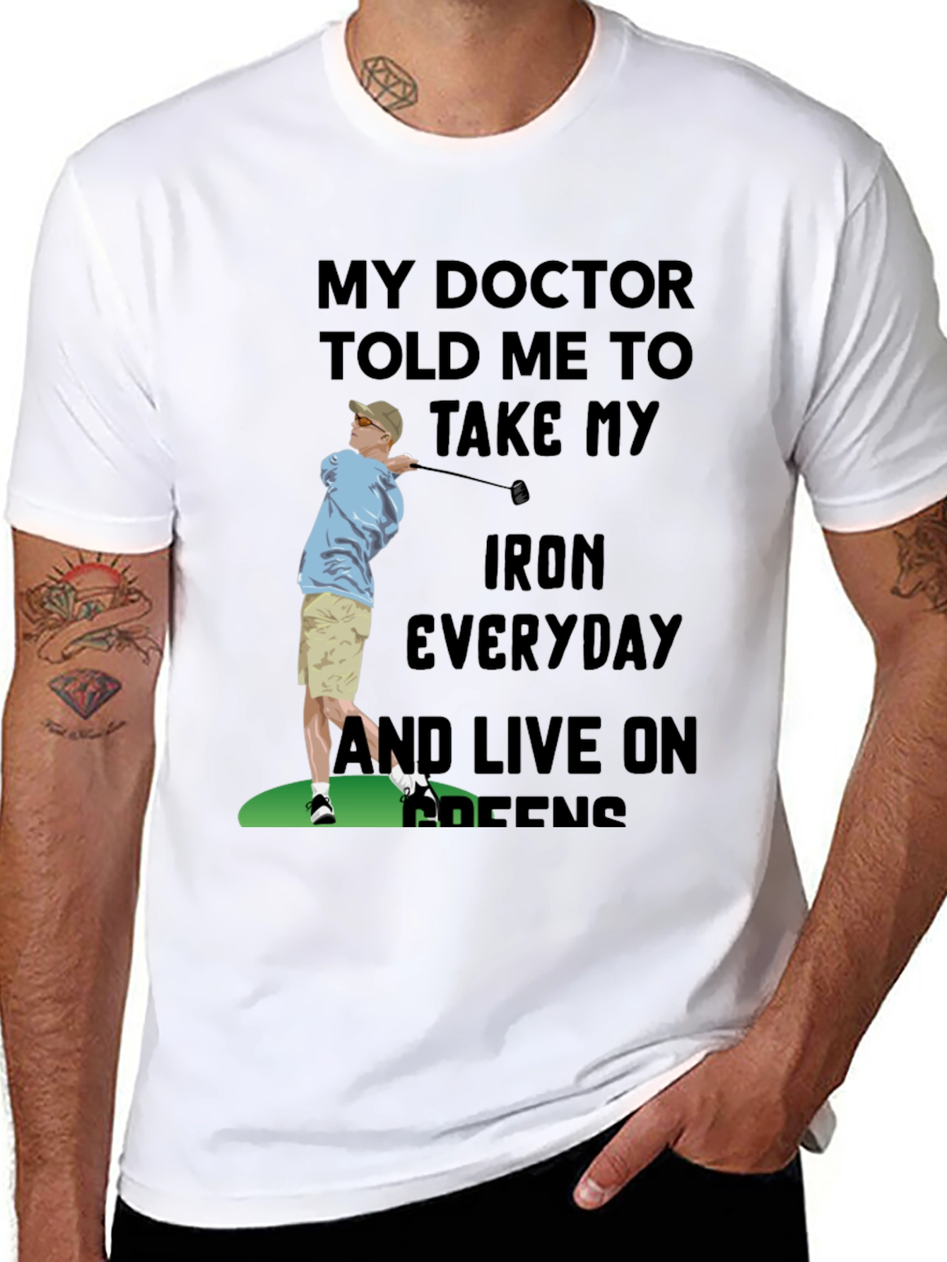 Golf Lover T-Shirt: Take My Iron Everyday