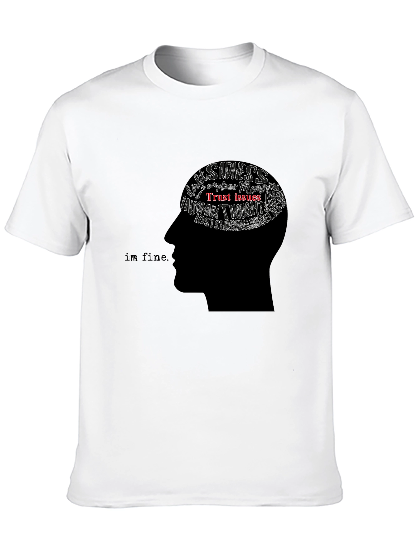 Mindset Graphic Tee - Im Fine T-Shirt