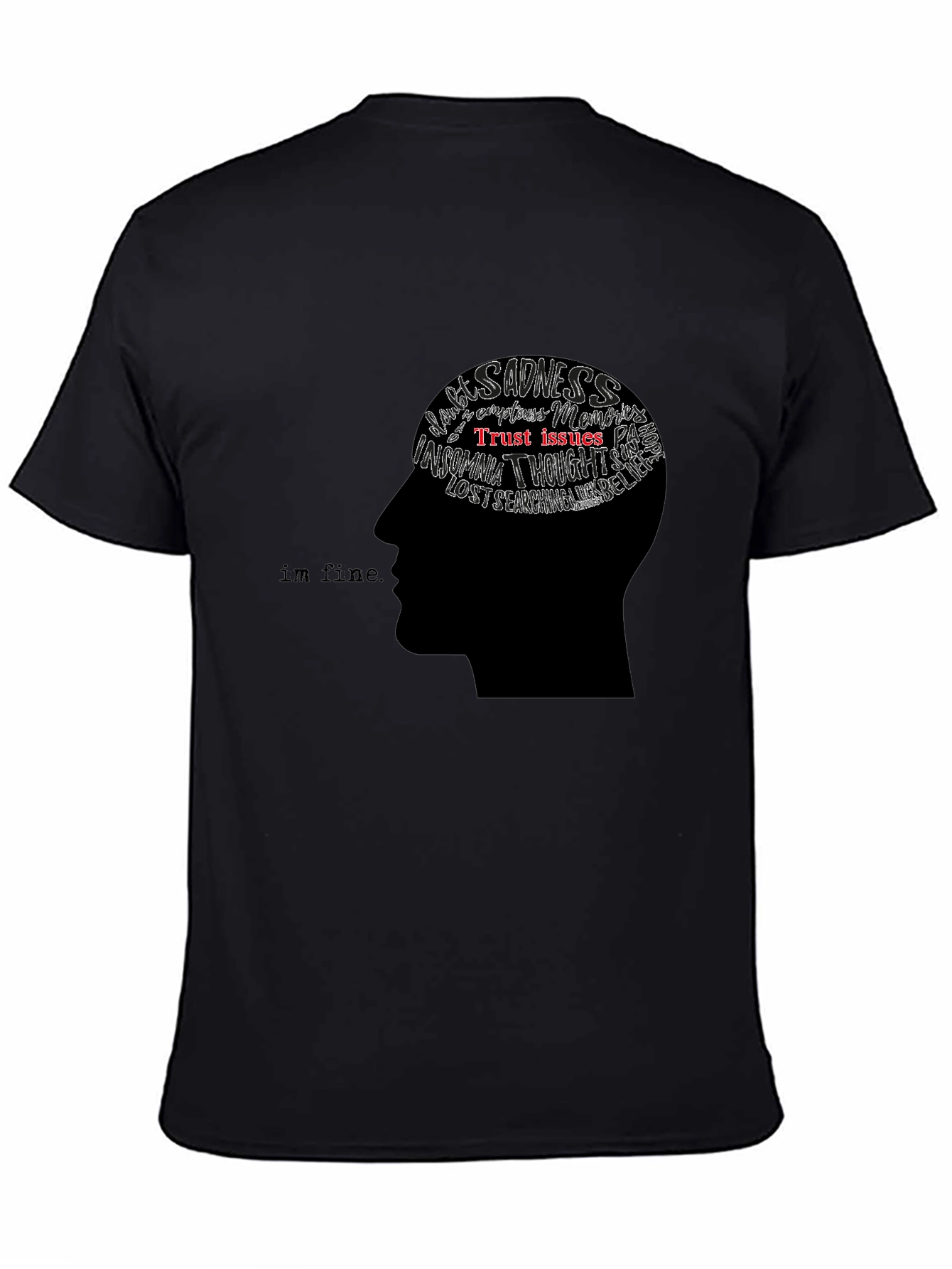 Mindset Graphic Tee - Im Fine T-Shirt