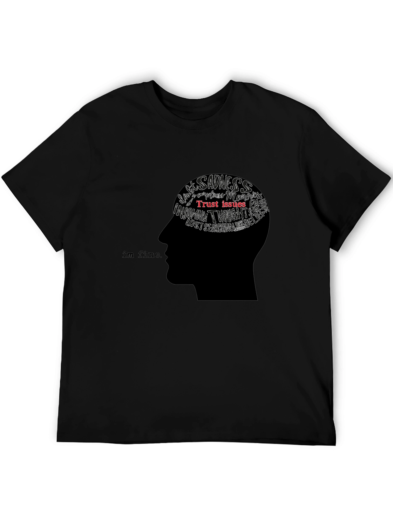 Mindset Graphic Tee - Im Fine T-Shirt
