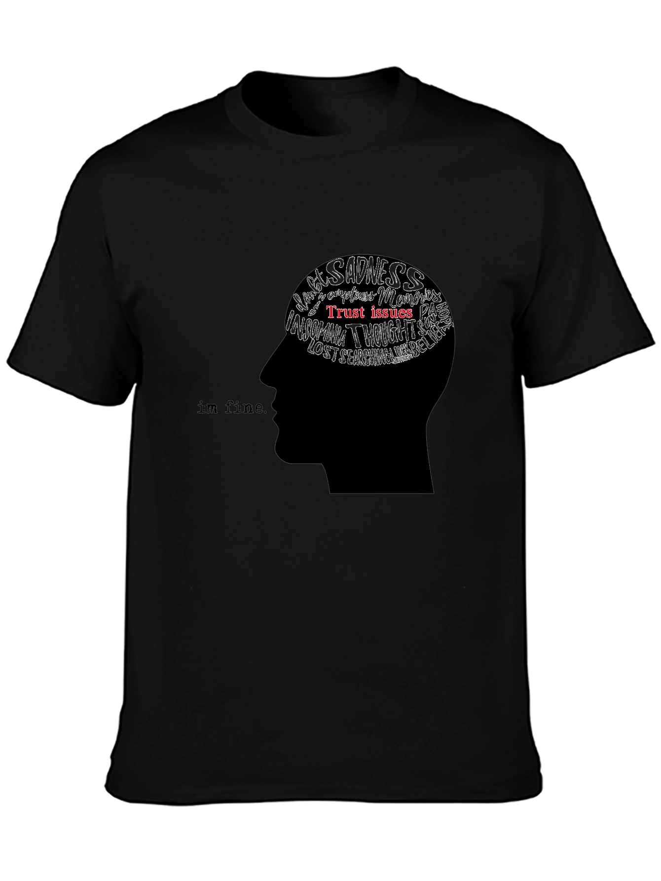 Mindset Graphic Tee - Im Fine T-Shirt