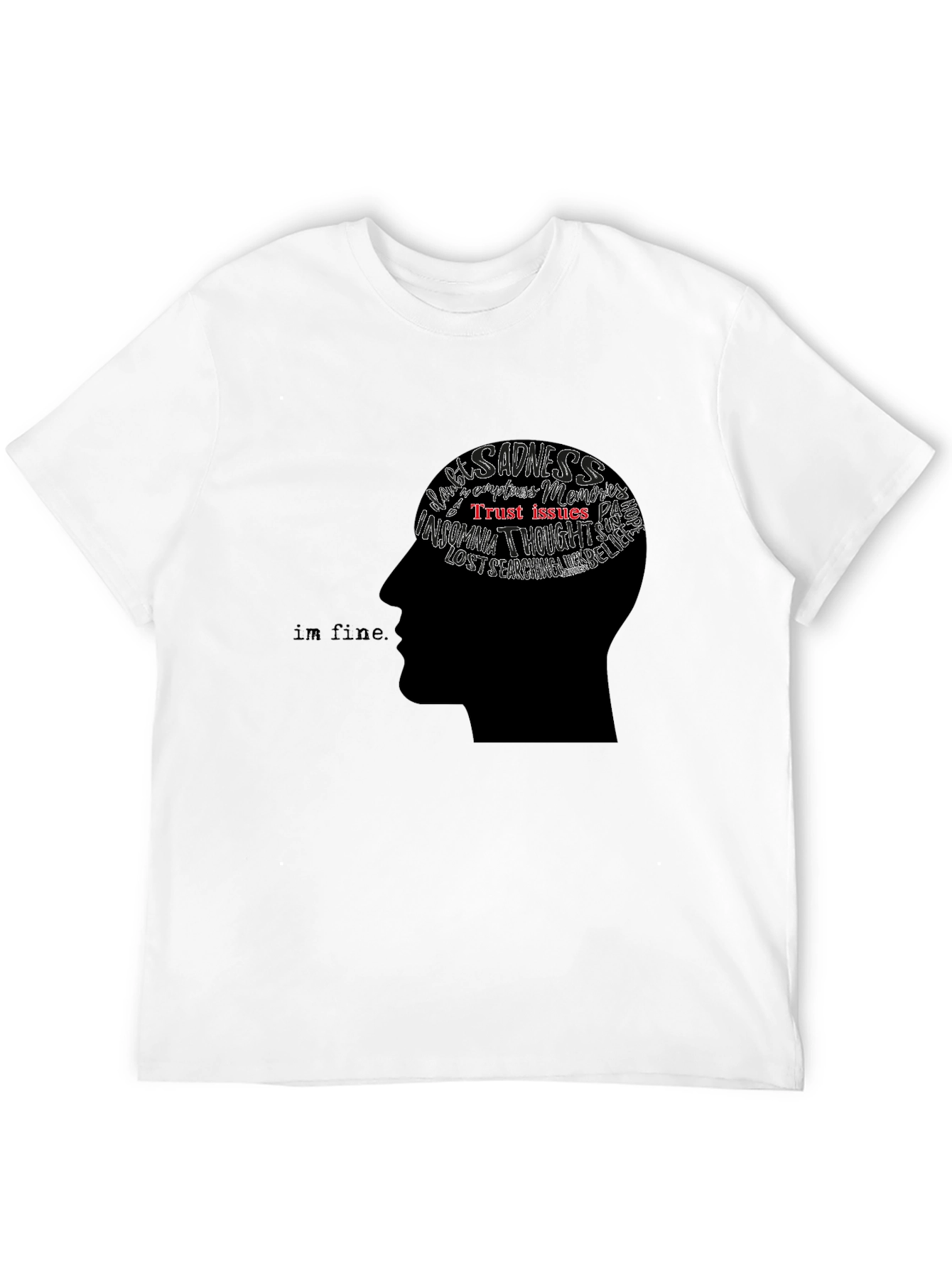 Mindset Graphic Tee - Im Fine T-Shirt