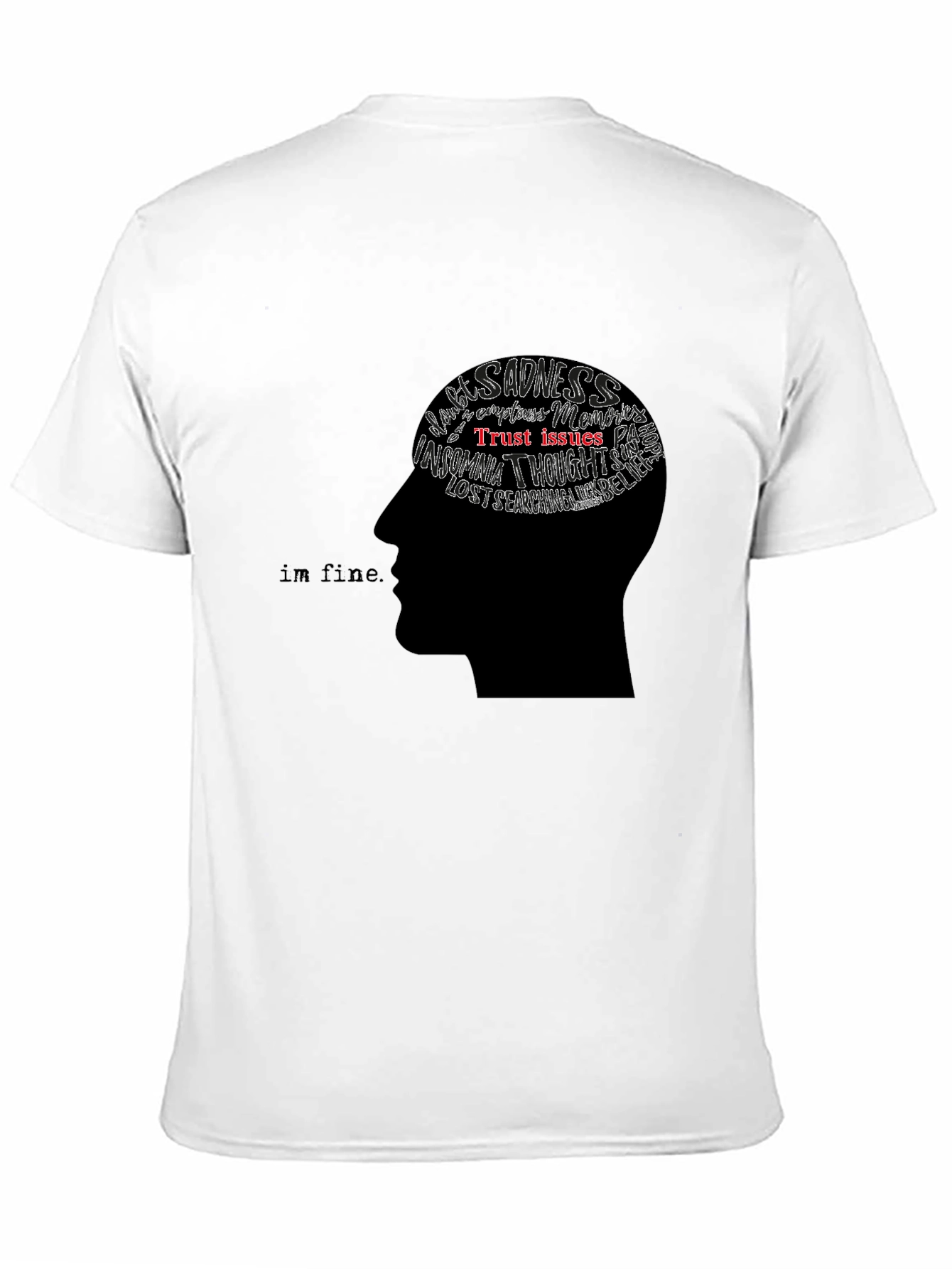 Mindset Graphic Tee - Im Fine T-Shirt