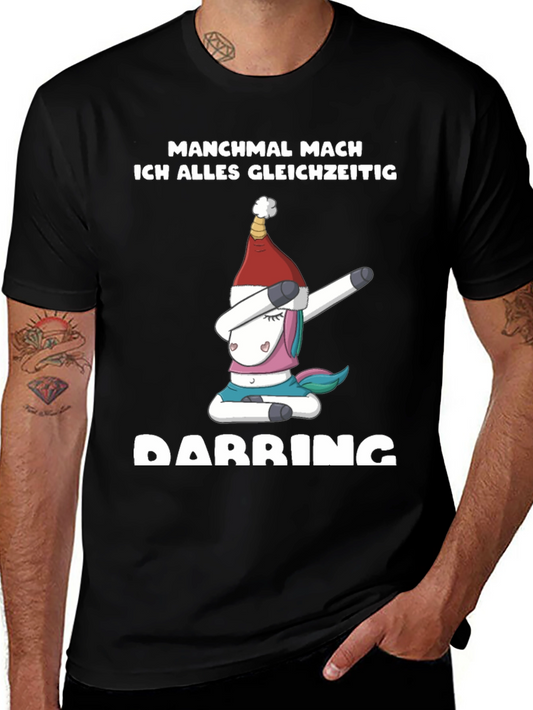 Funny Unicorn Dabbing Christmas T-Shirt