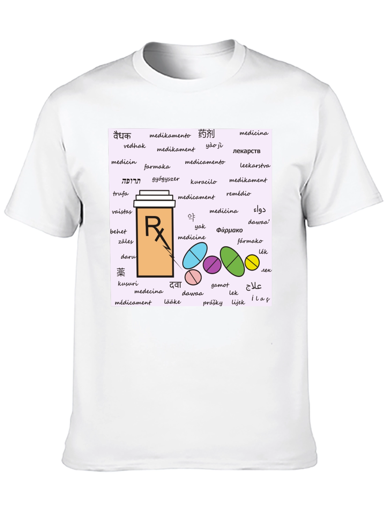 Multilingual Medicine T-Shirt