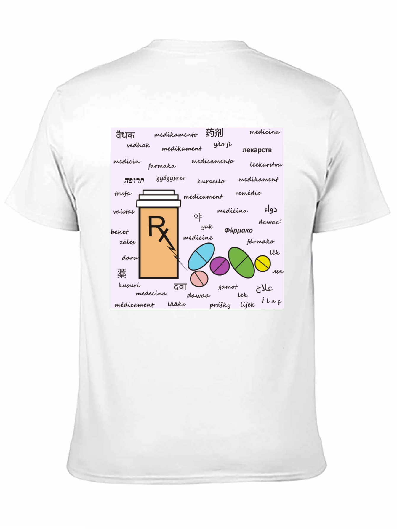 Multilingual Medicine T-Shirt