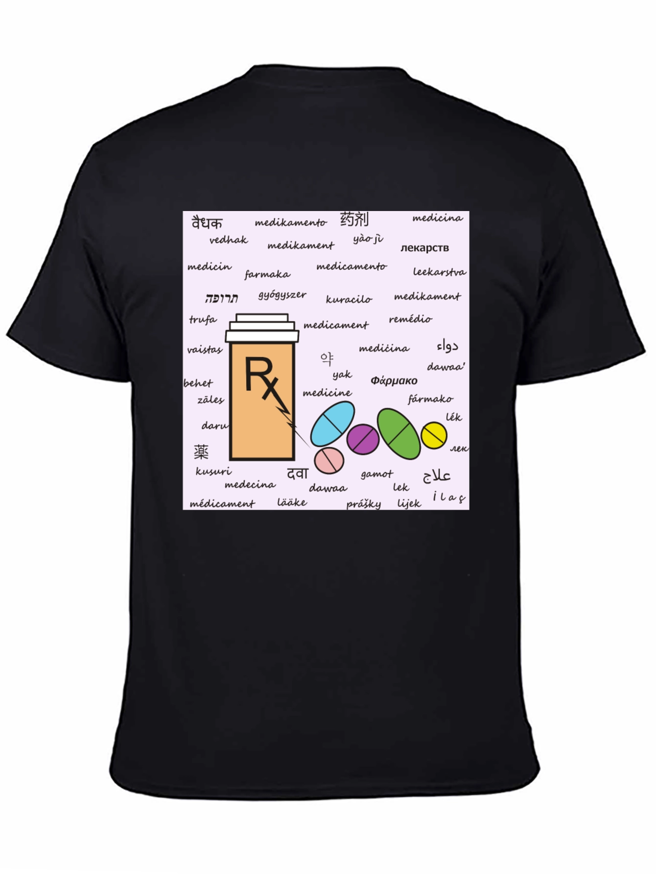 Multilingual Medicine T-Shirt