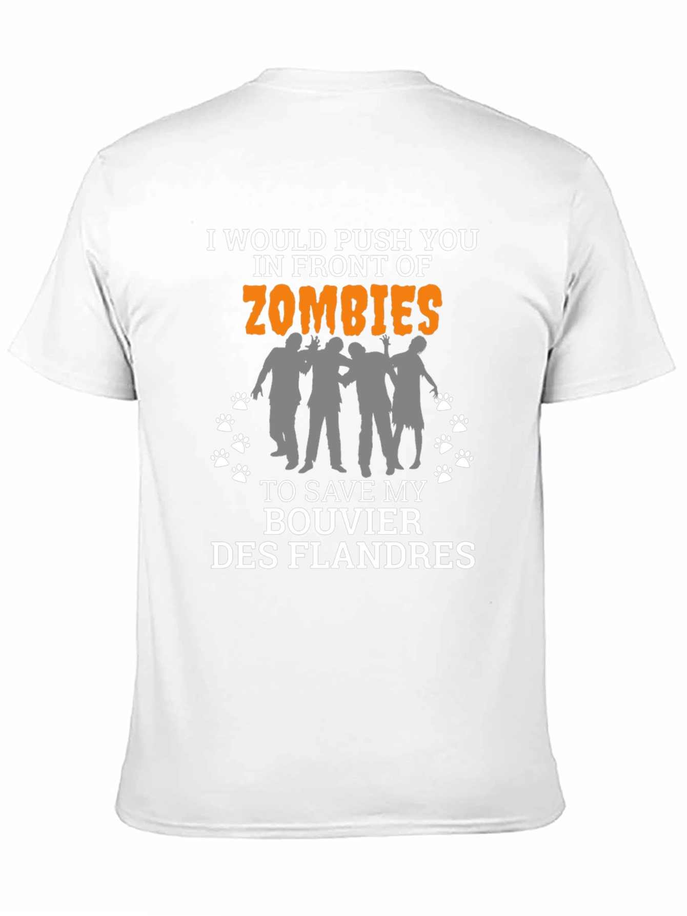 Funny Zombie Bouvier Des Flandres T-Shirt