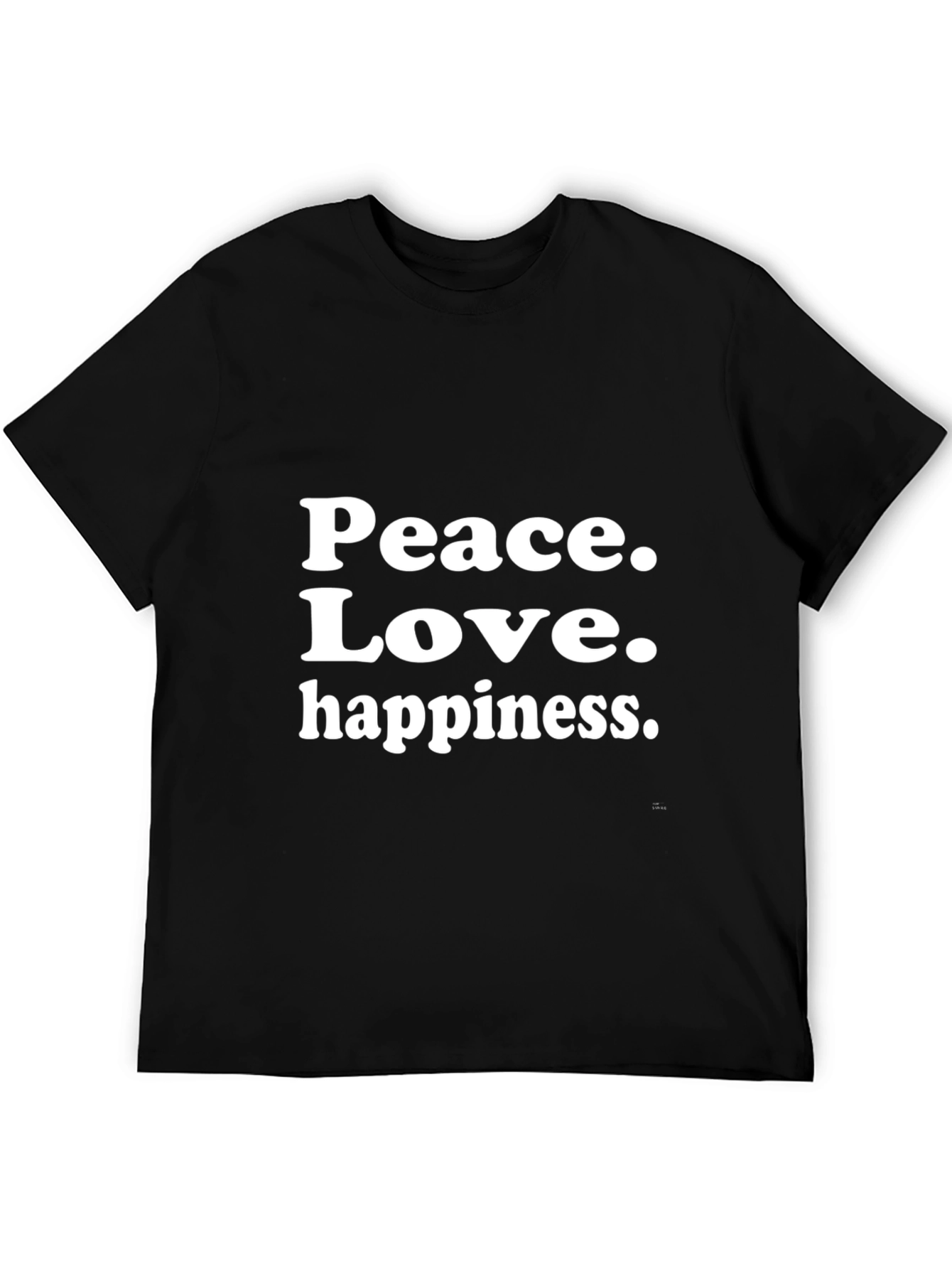 Peace Love Happiness Graphic T-Shirt