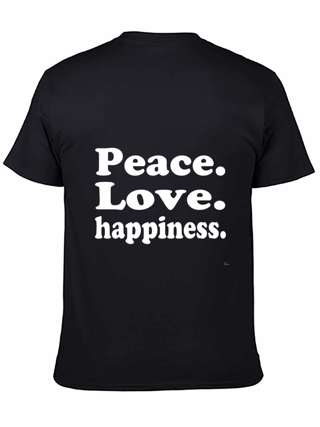Peace Love Happiness Graphic T-Shirt