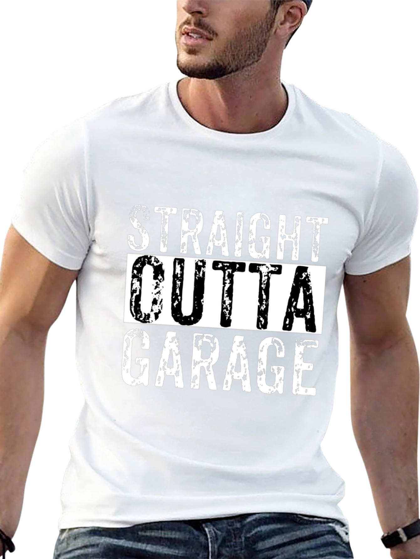Straight Outta Garage Mens T-Shirt