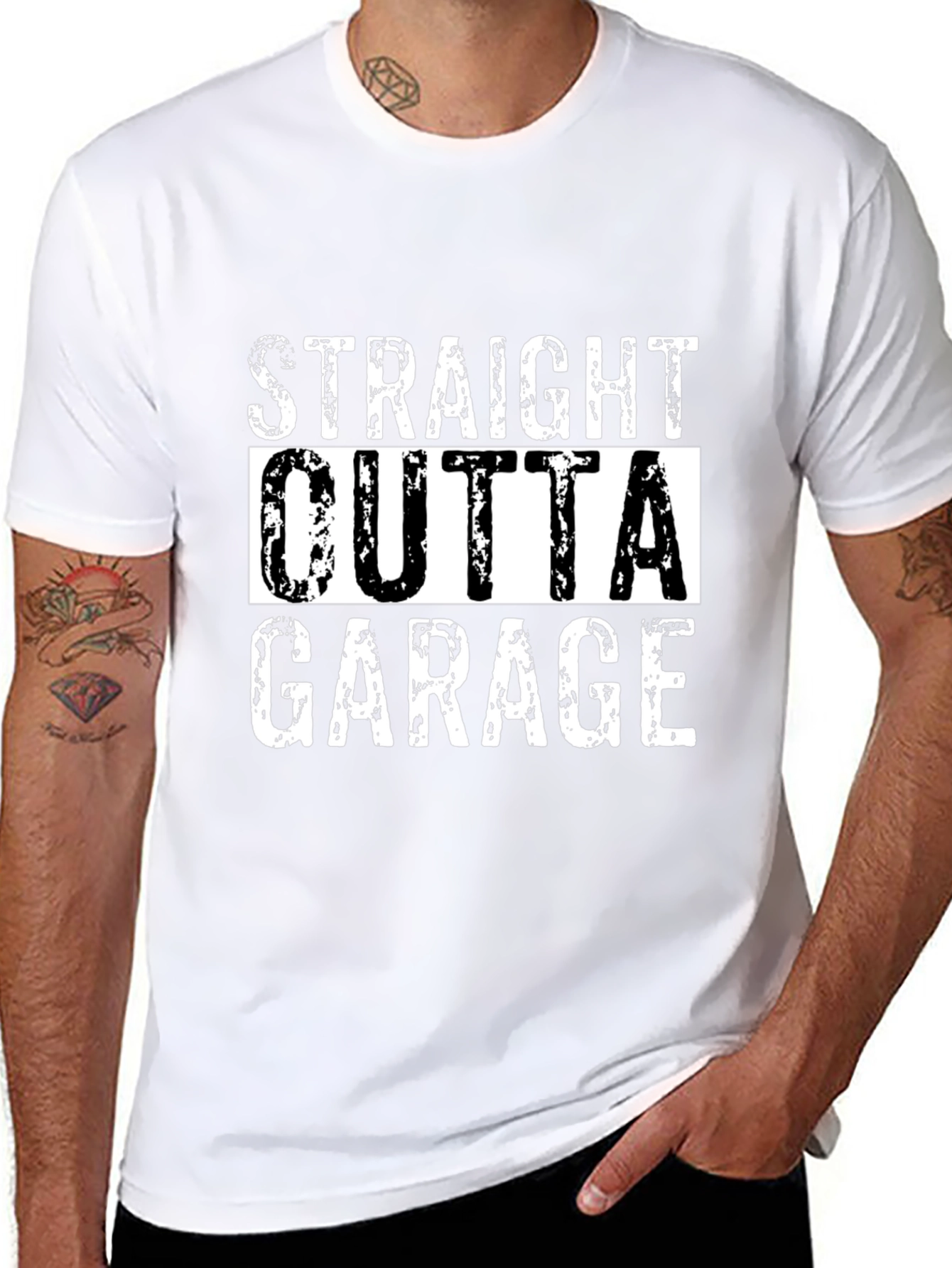 Straight Outta Garage Mens T-Shirt